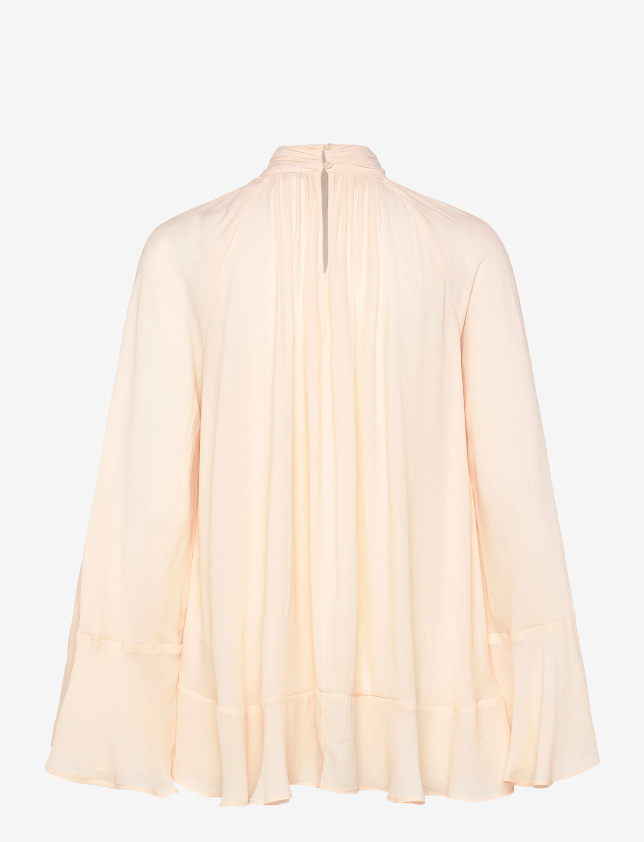 Gina Tricot - Boho frill blouse - langærmede bluser - peach (2560) - 1
