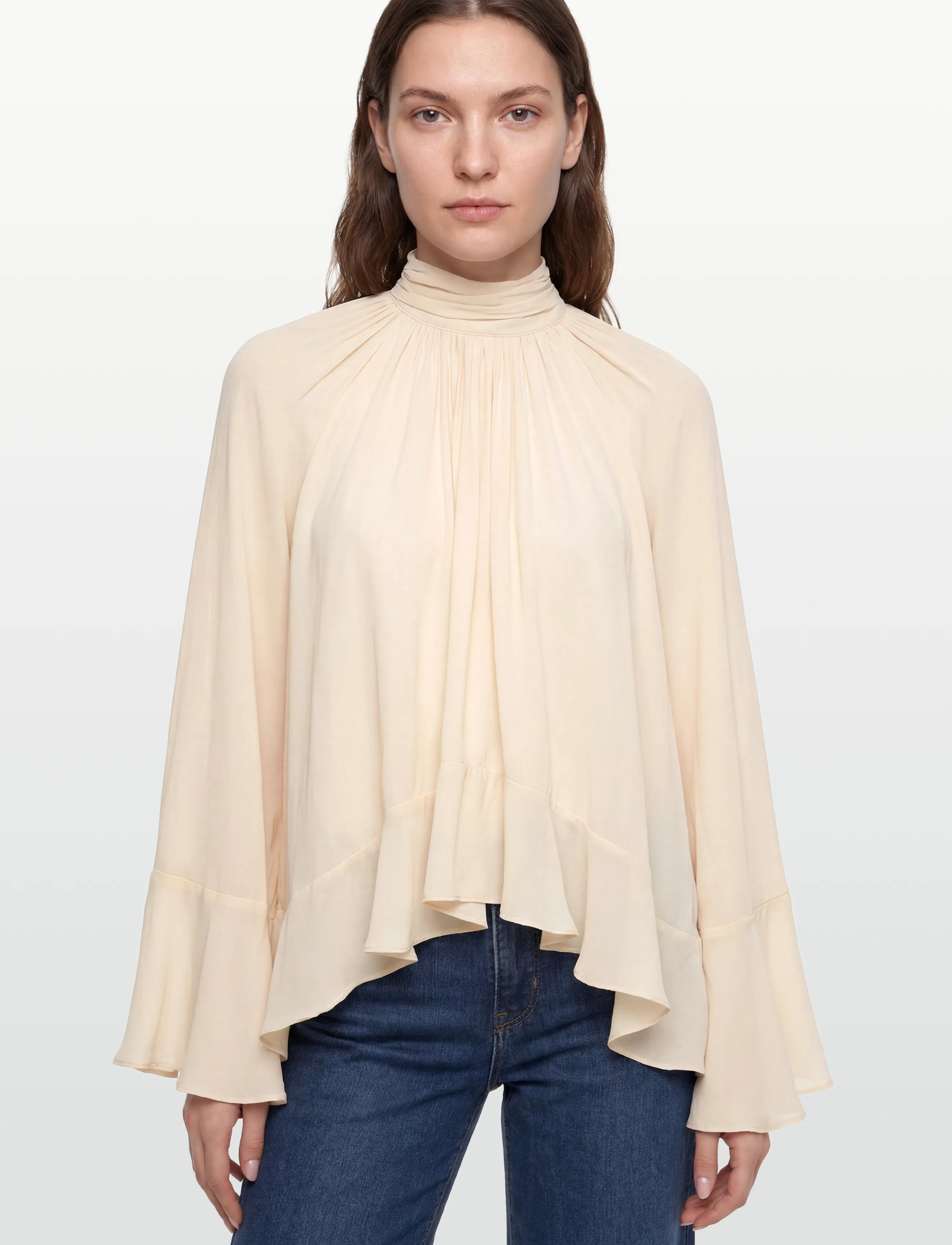 Gina Tricot - Boho frill blouse - peach (2560) - 3