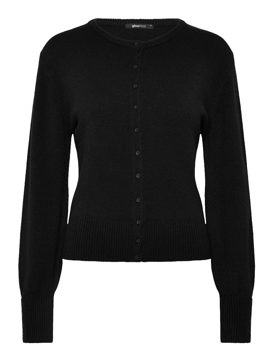 Gina Tricot - Knitted cardigan - kardiganid - black (9000) - 0