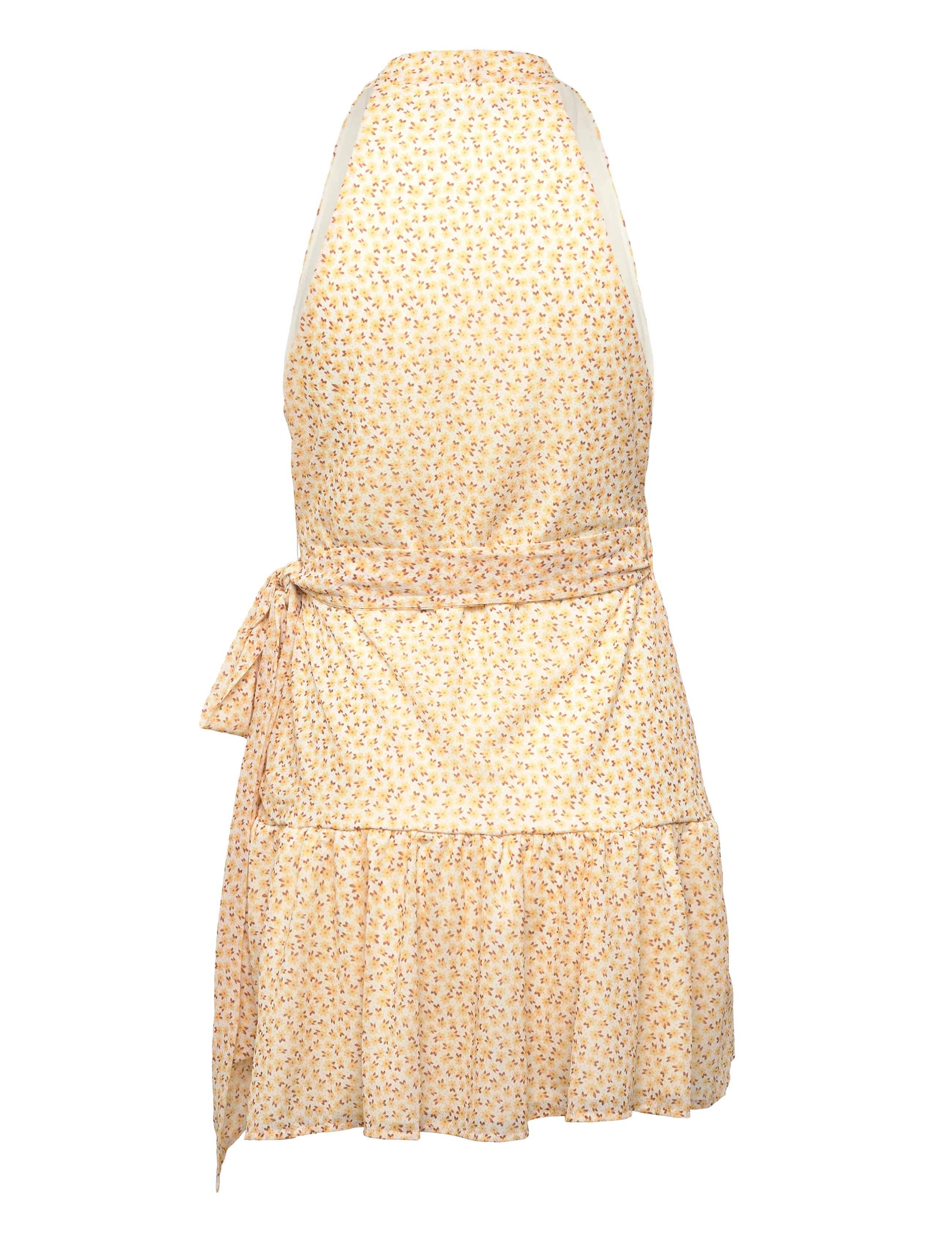Gina Tricot - Sheer wrap dress - sommerkjoler - sunflower - 2
