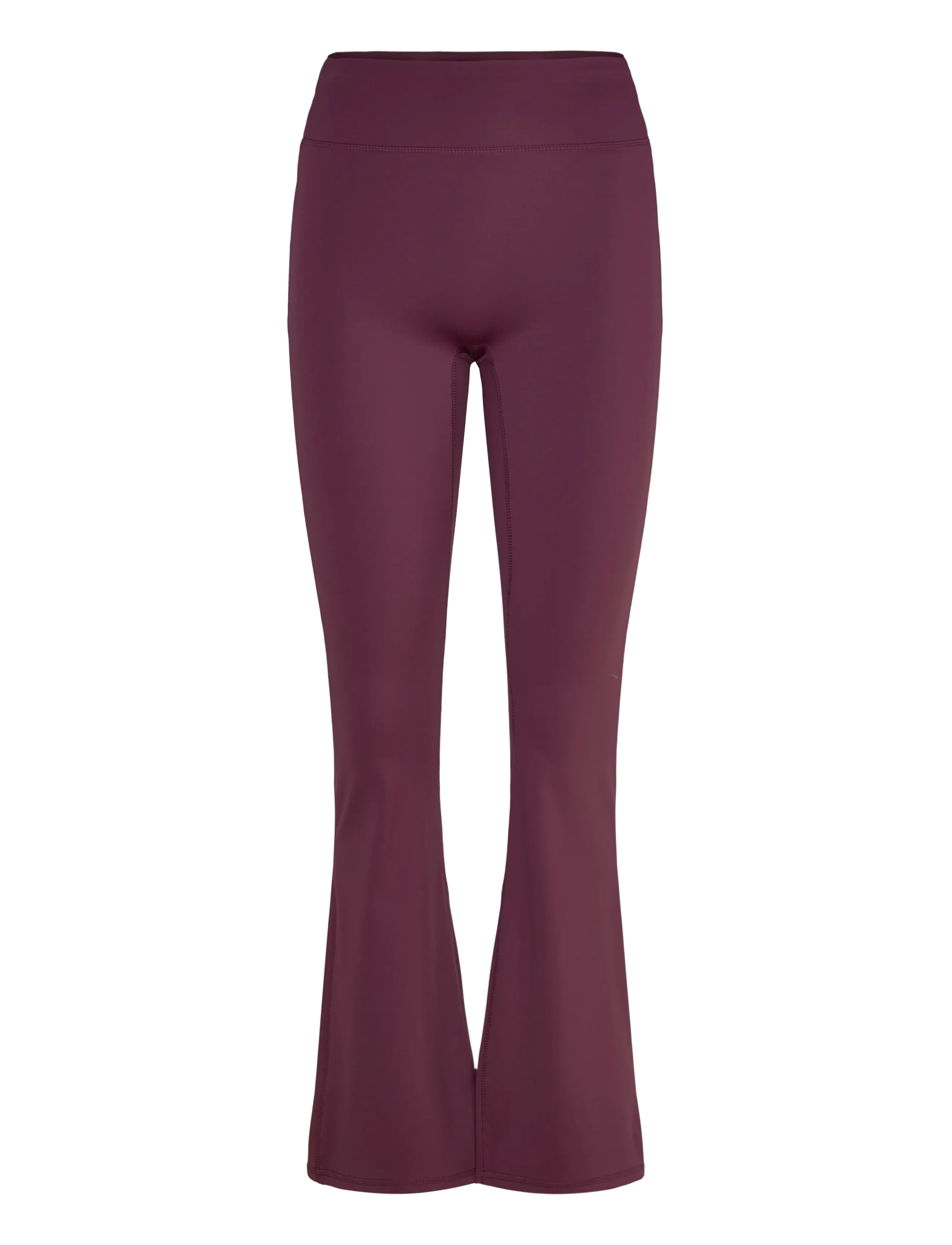 Gina Tricot Flare yoga tights - Kampagne - WINE / burgundy