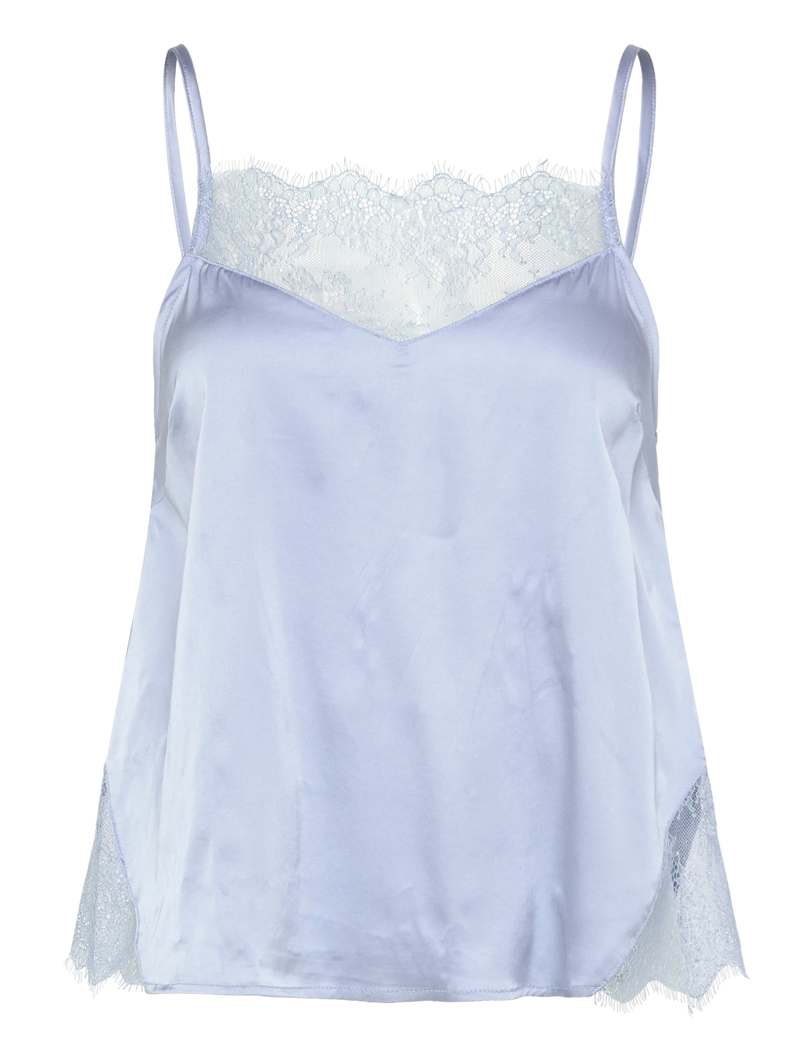 Gina Tricot Satin loungewear singlet - Oberteile - DREAMY BLUE / blue