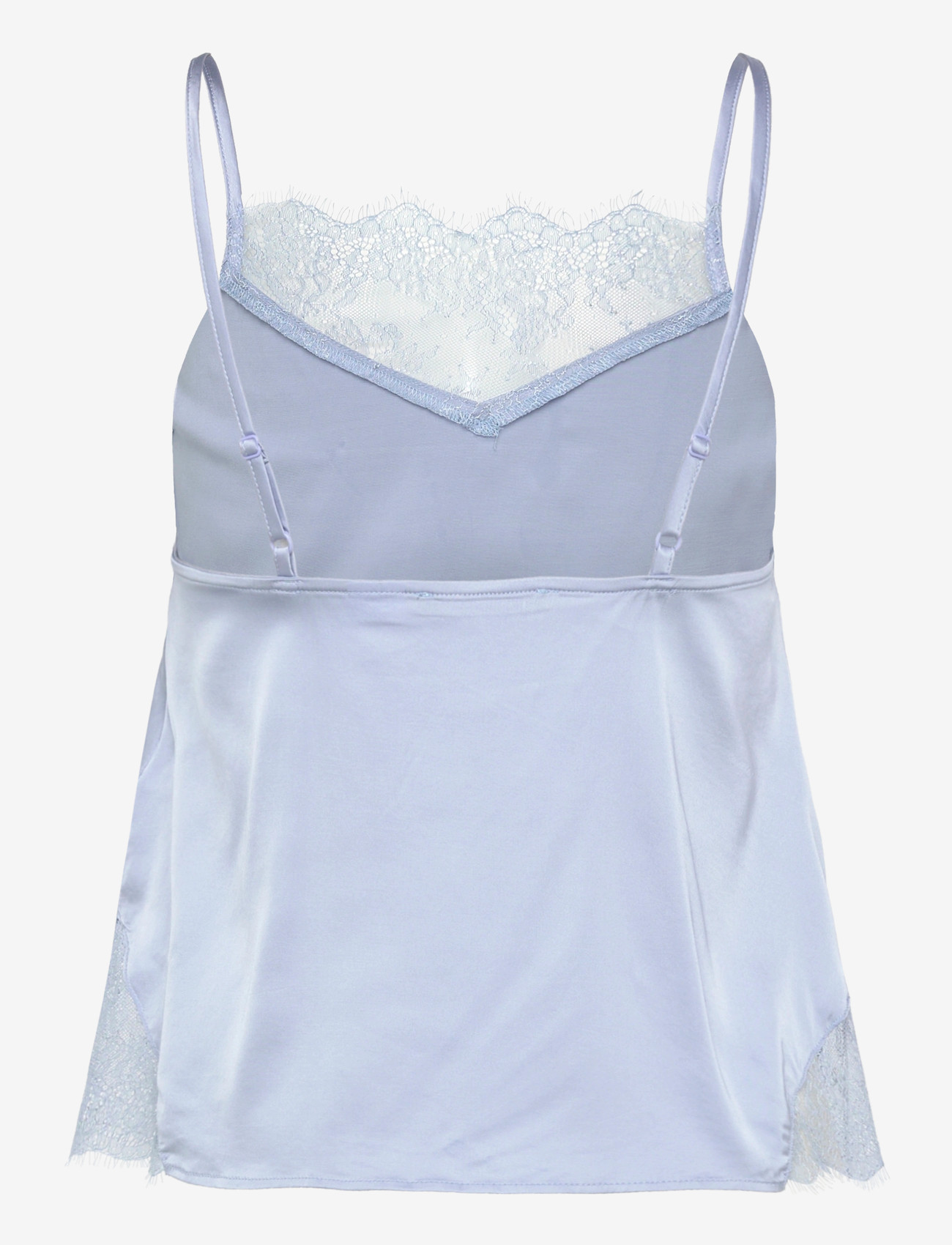 Gina Tricot - Satin loungewear singlet - overdele - dreamy blue - 1
