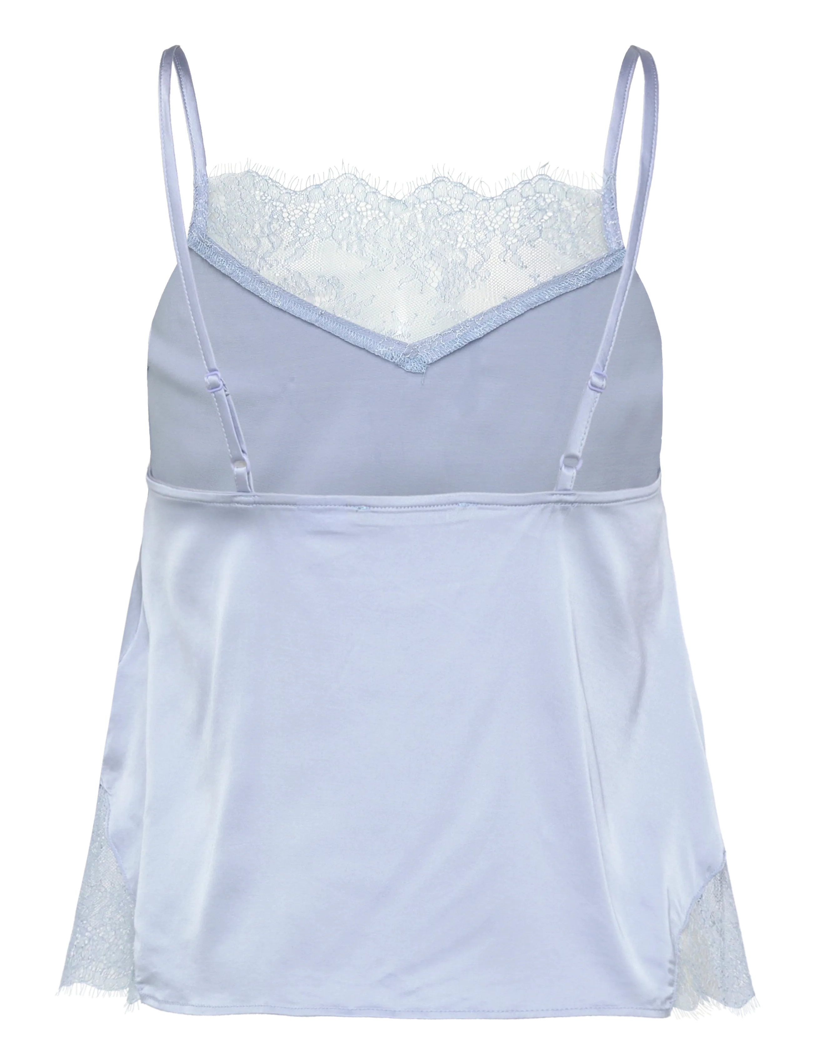 Gina Tricot - Satin loungewear singlet - alussärgid - dreamy blue - 1