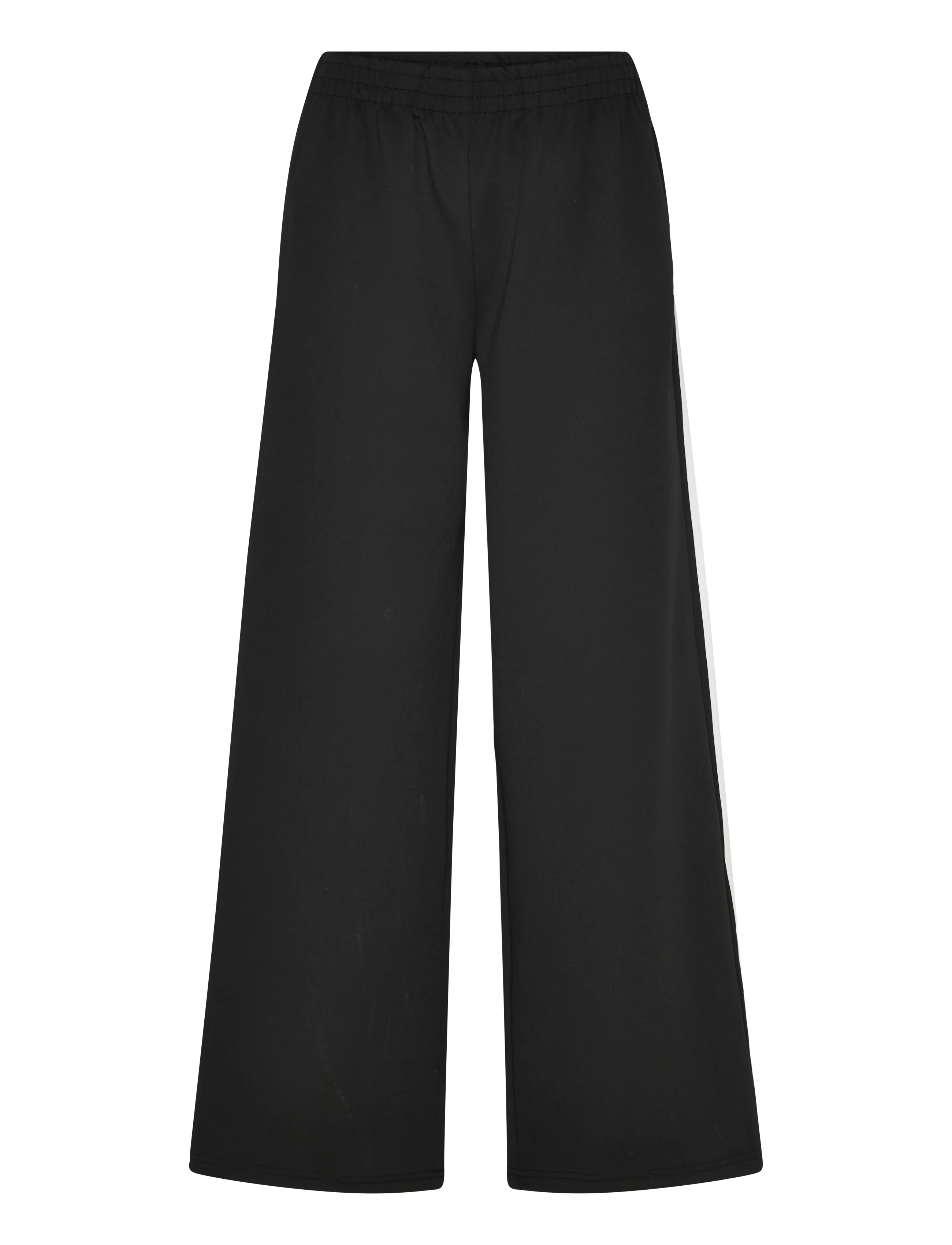 Gina Tricot Sporty wide trousers - Sweatpants - BLACK (9000) / black