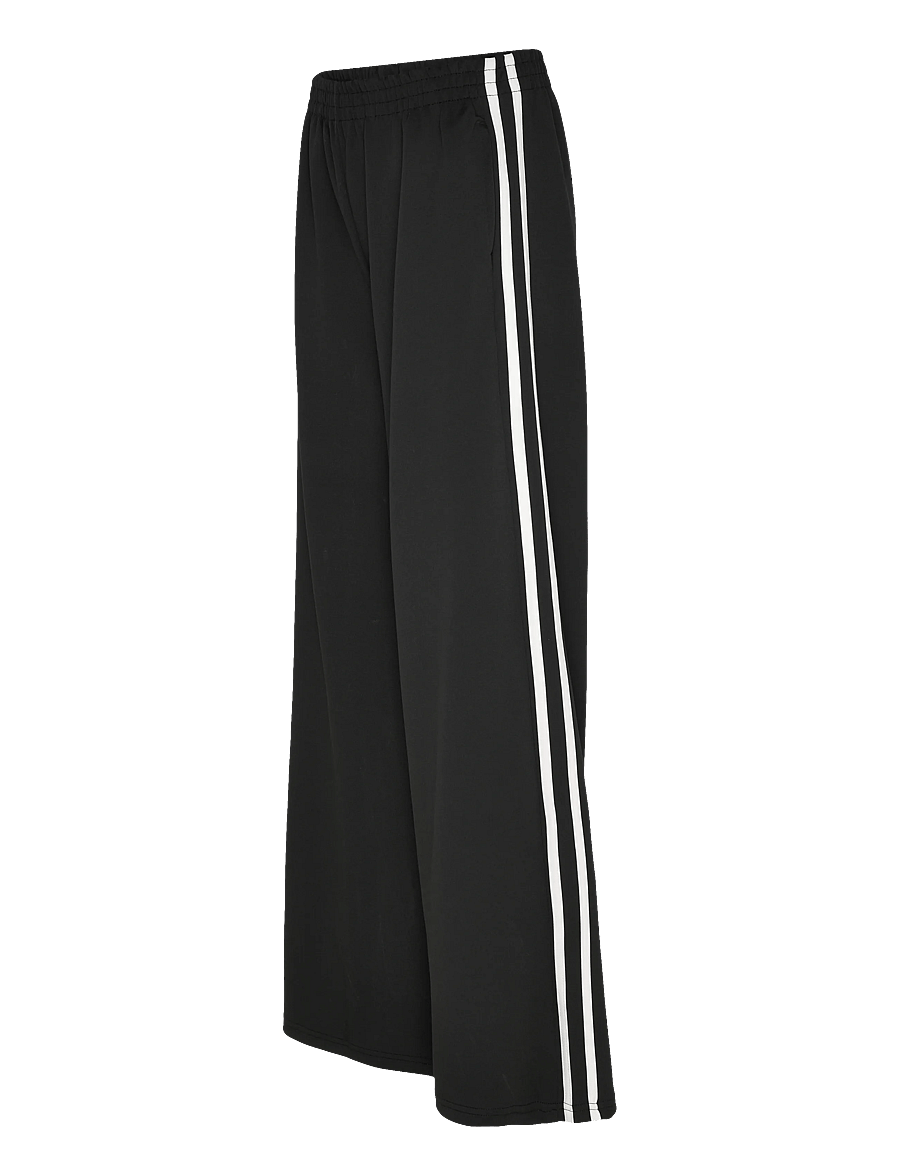 Gina Tricot - Sporty wide trousers - modetrender - black (9000) - 3