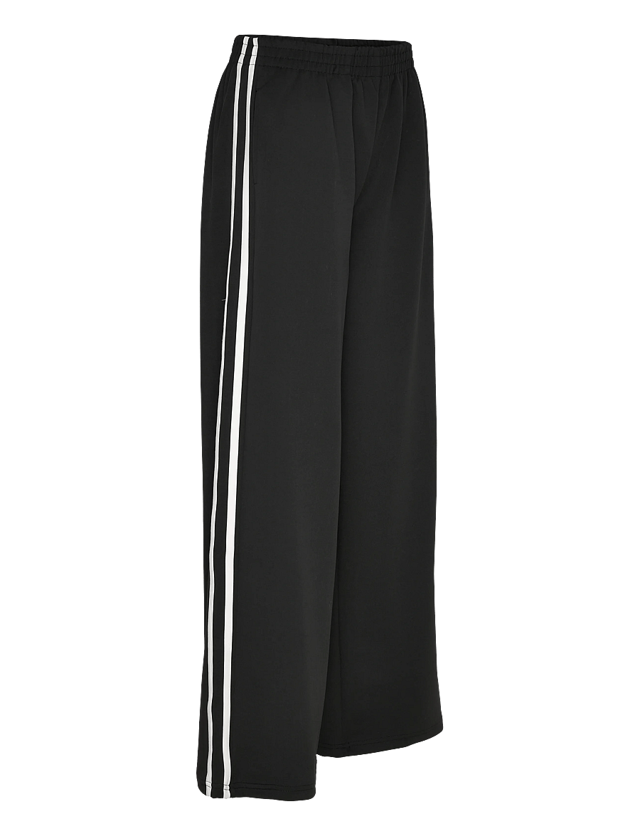 Gina Tricot - Sporty wide trousers - modetrender - black (9000) - 4