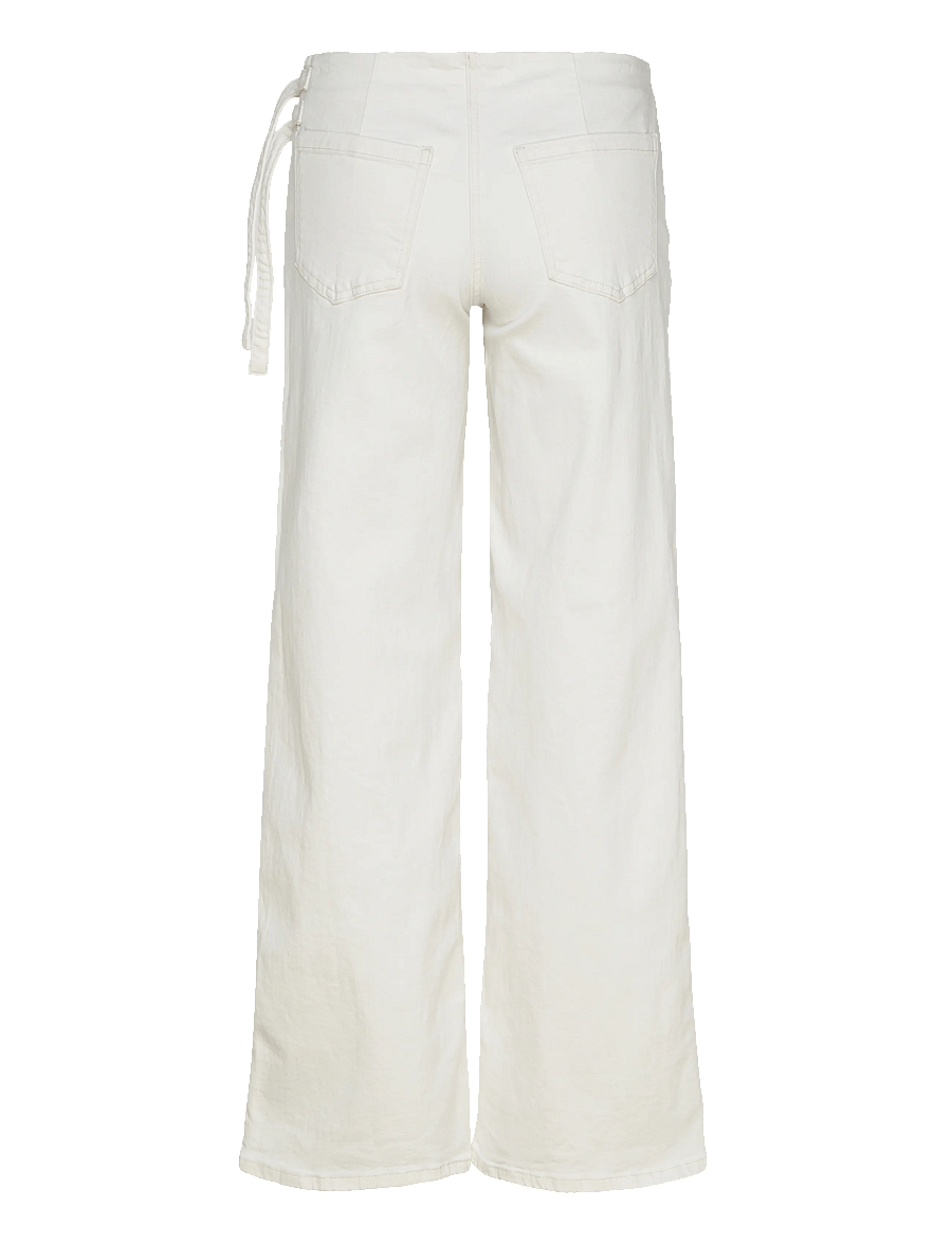 Gina Tricot - Booty belted jeans - vida jeans - offwhite - 2