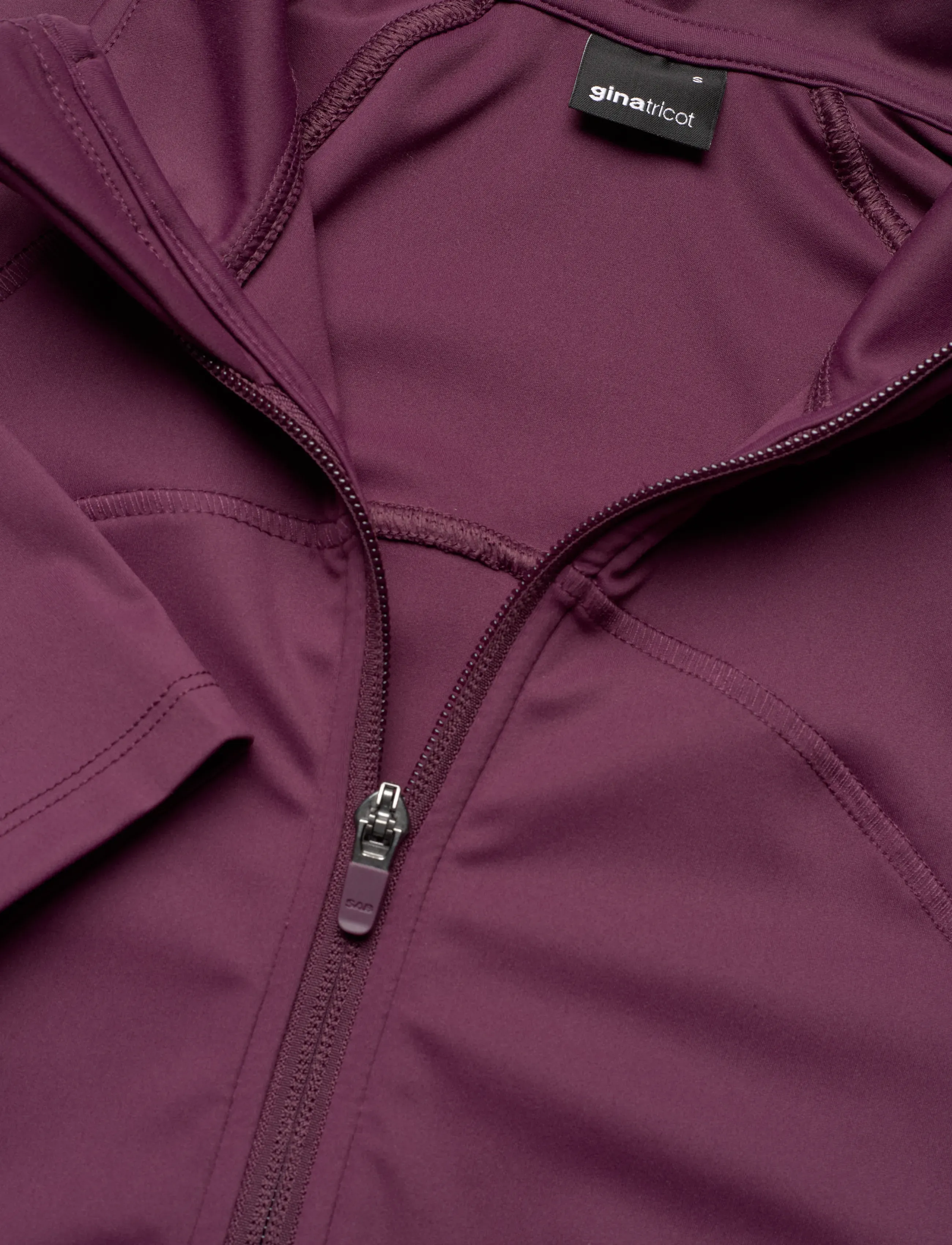 Gina Tricot - Zip yoga jacket - alussärgid - wine - 2