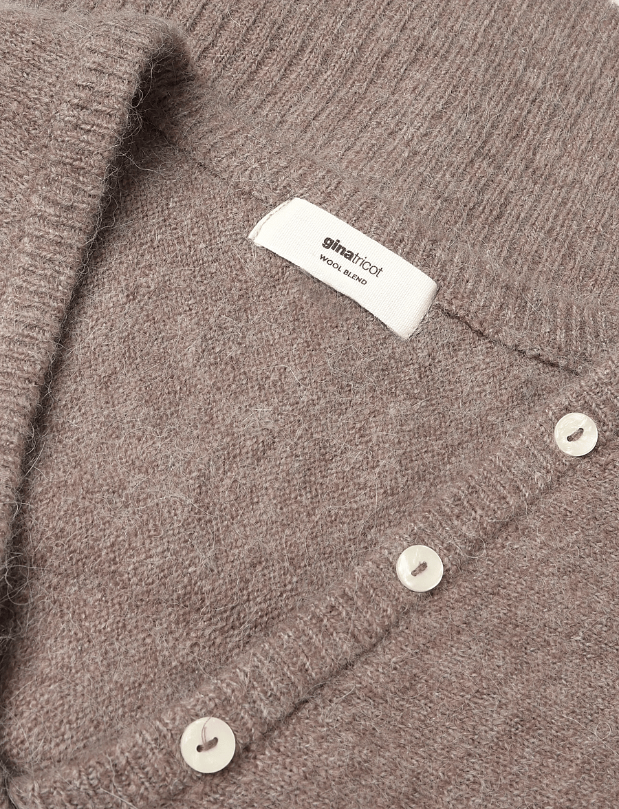 Gina Tricot - Fitted waist knitted cardigan - koftor - falcon (7092) - 2