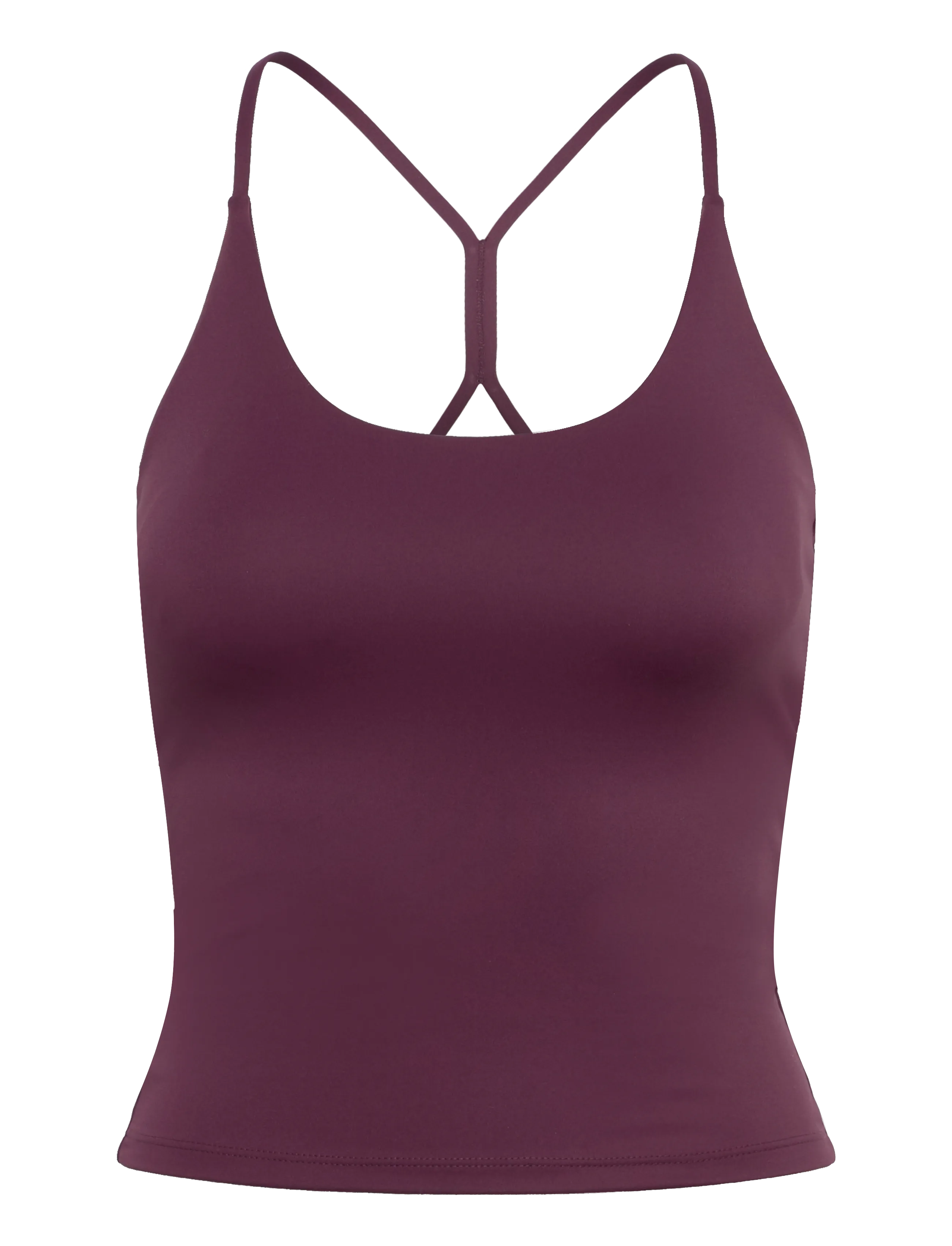 Gina Tricot Detailed back yoga singlet - Kampagne - WINE / burgundy