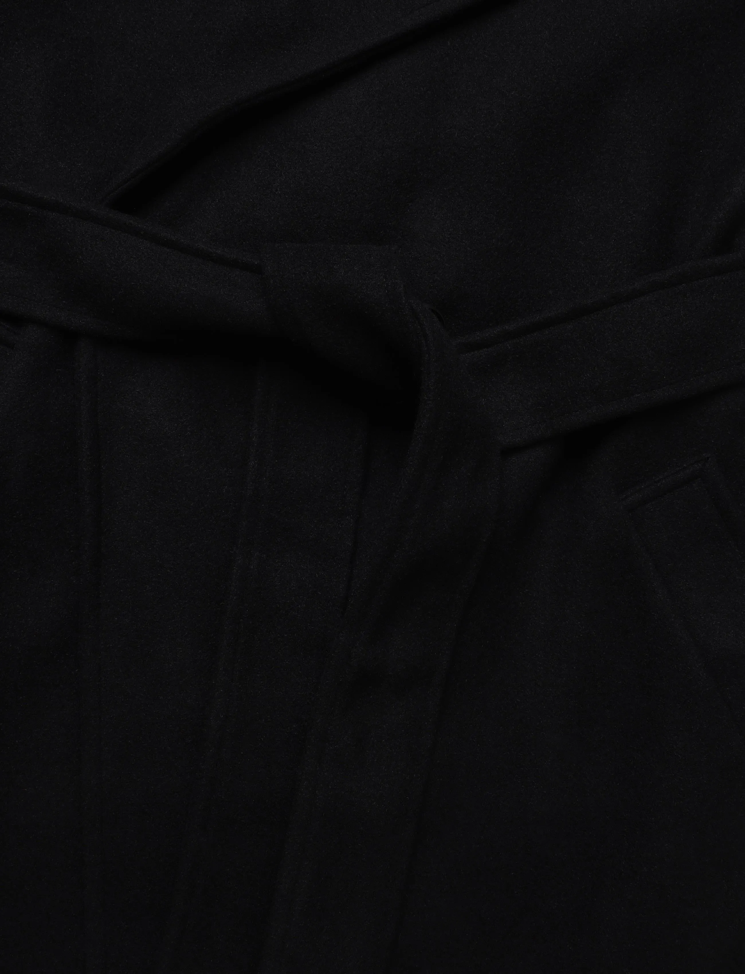 Gina Tricot - High neck wool blend coat - talvejoped - black (9000) - 3