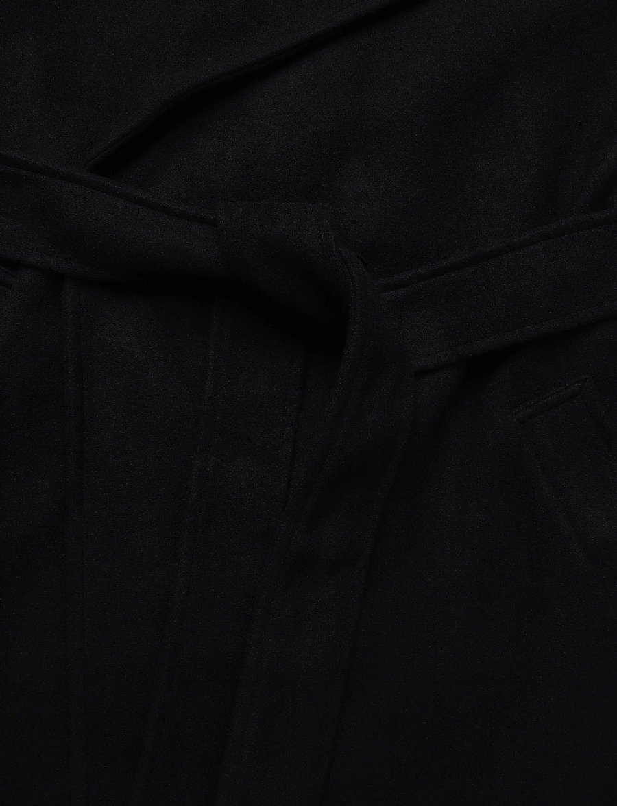 Gina Tricot - High neck wool blend coat - talvejoped - black (9000) - 3