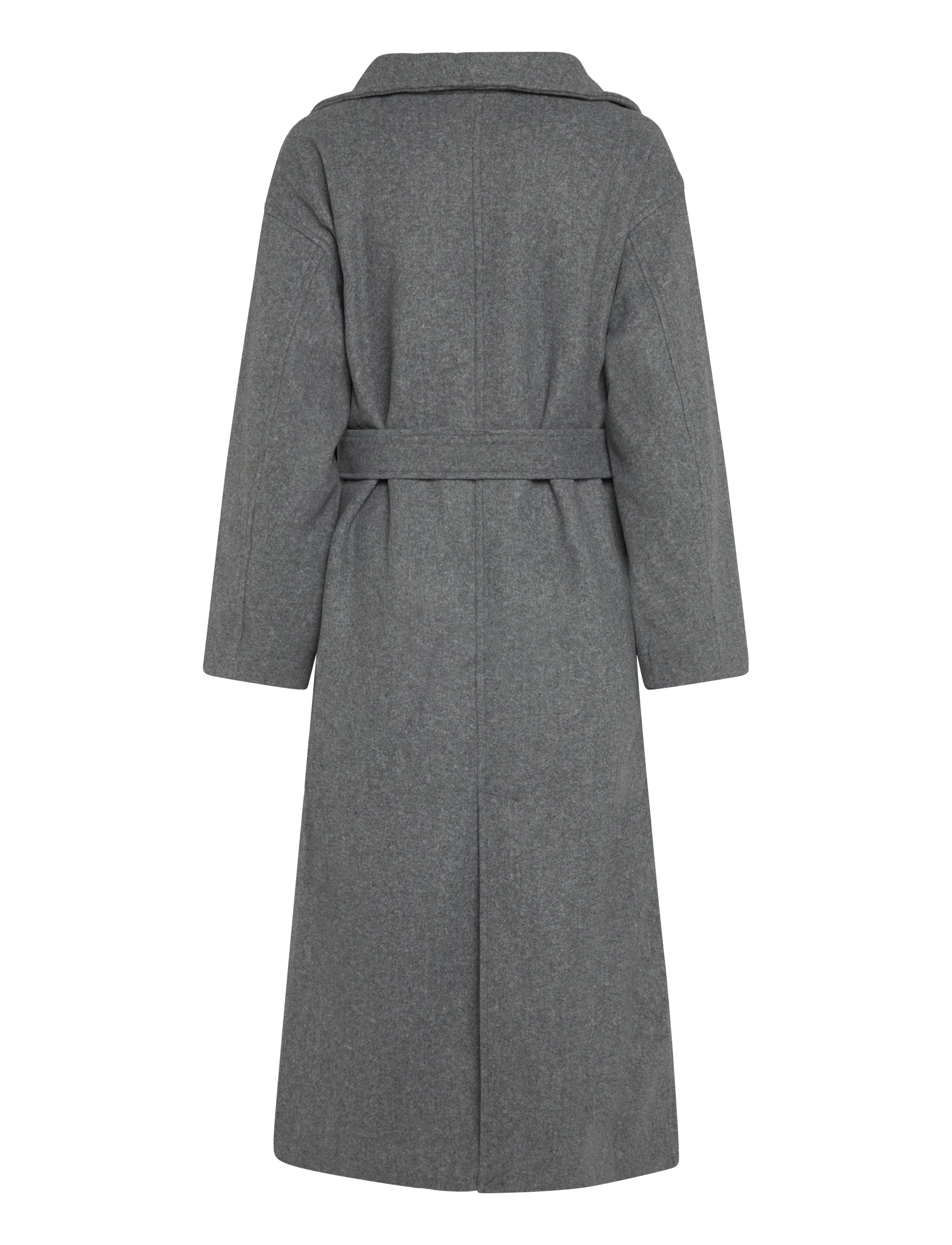 Gina Tricot - High neck wool blend coat - vinterjakker - grey - 1