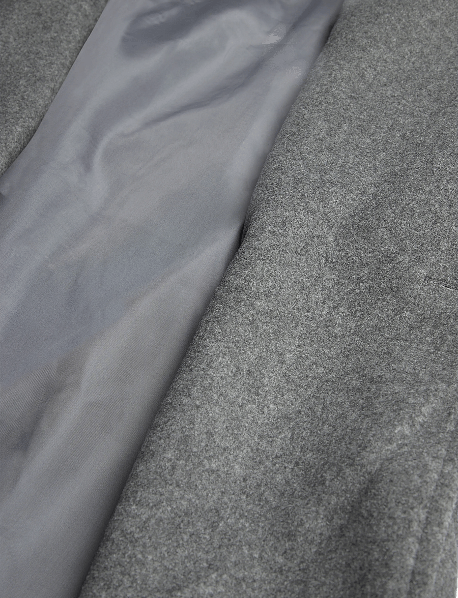 Gina Tricot - High neck wool blend coat - vinterjakker - grey - 4