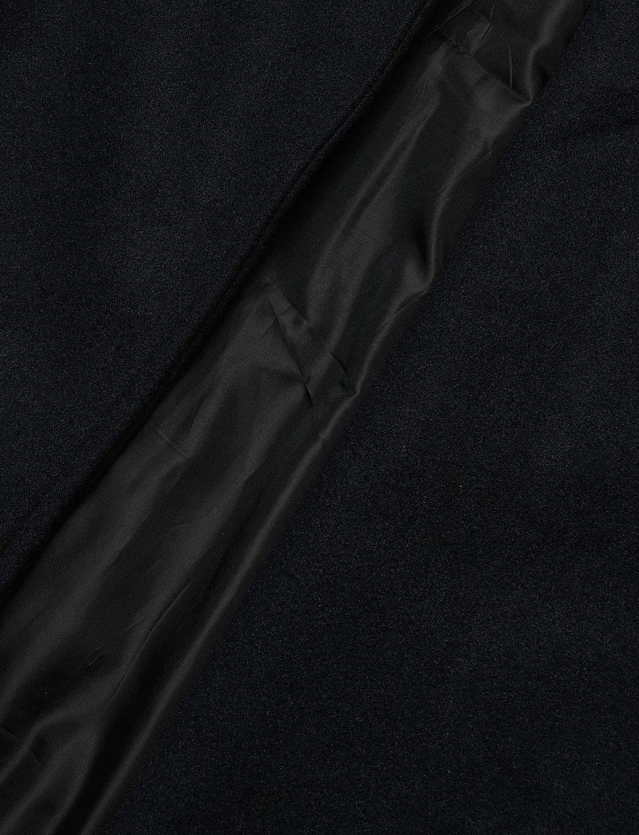 Gina Tricot - High neck wool blend coat - vinterjakker - navy - 4