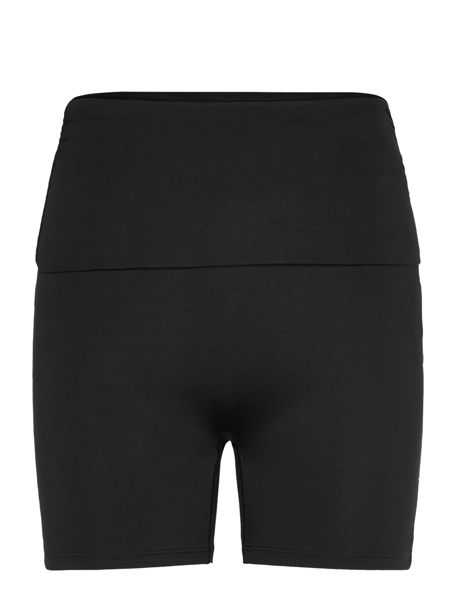 Gina Tricot - Soft folded yoga shorts - treenishortsit - black (9000) - 0