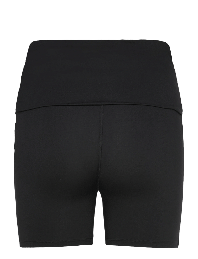 Gina Tricot - Soft folded yoga shorts - træningsshorts - black (9000) - 1