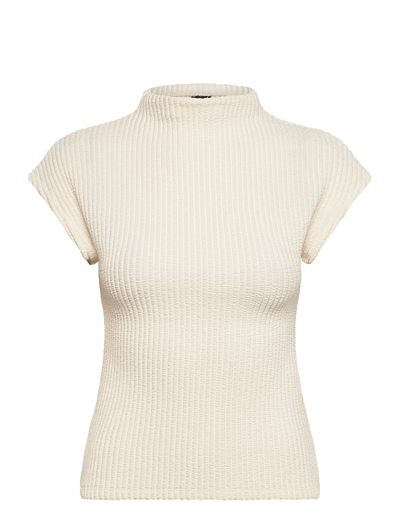 Gina Tricot - Funnel neck top - pullover - egret (1144) - 1