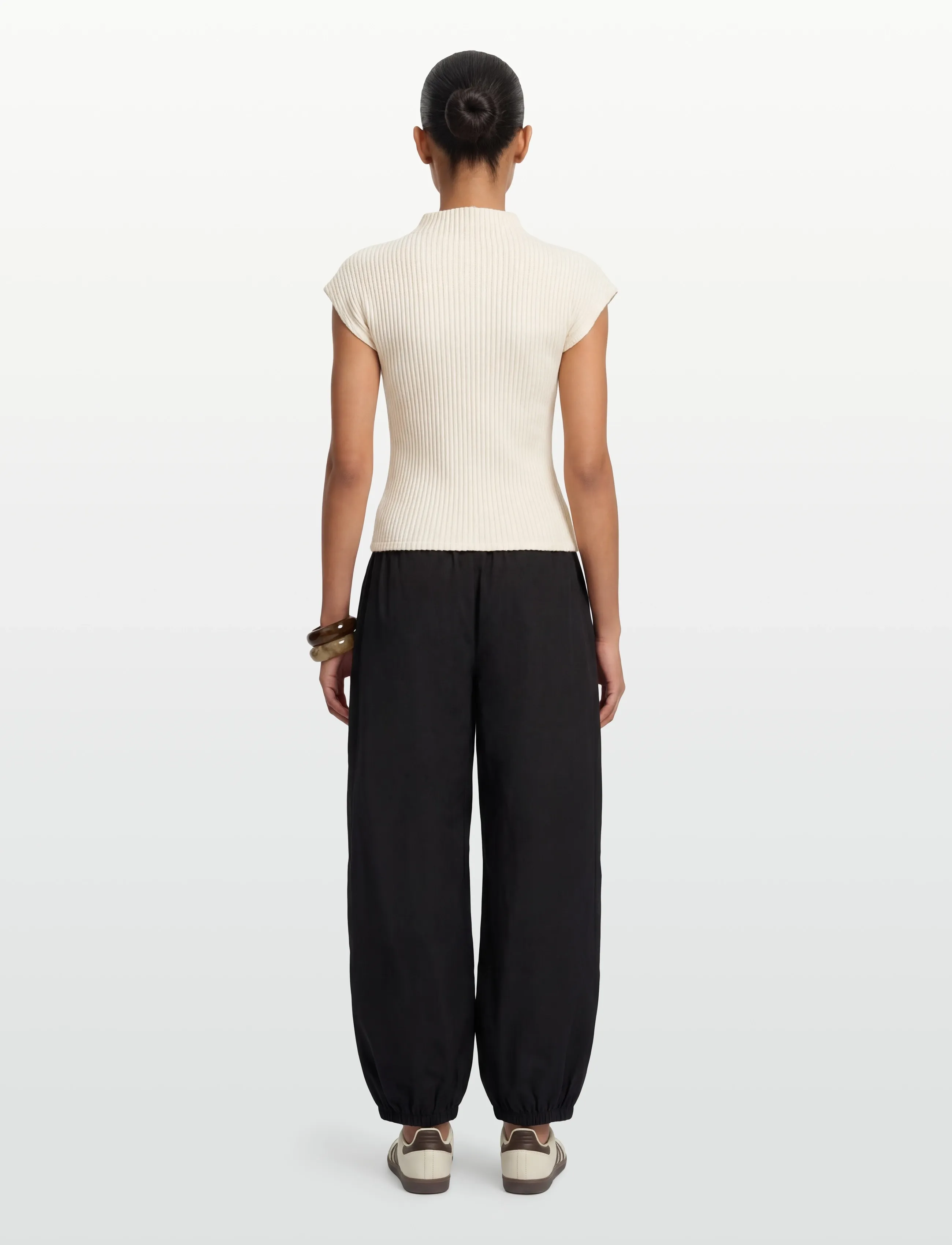 Gina Tricot - Funnel neck top - pulls - egret (1144) - 4