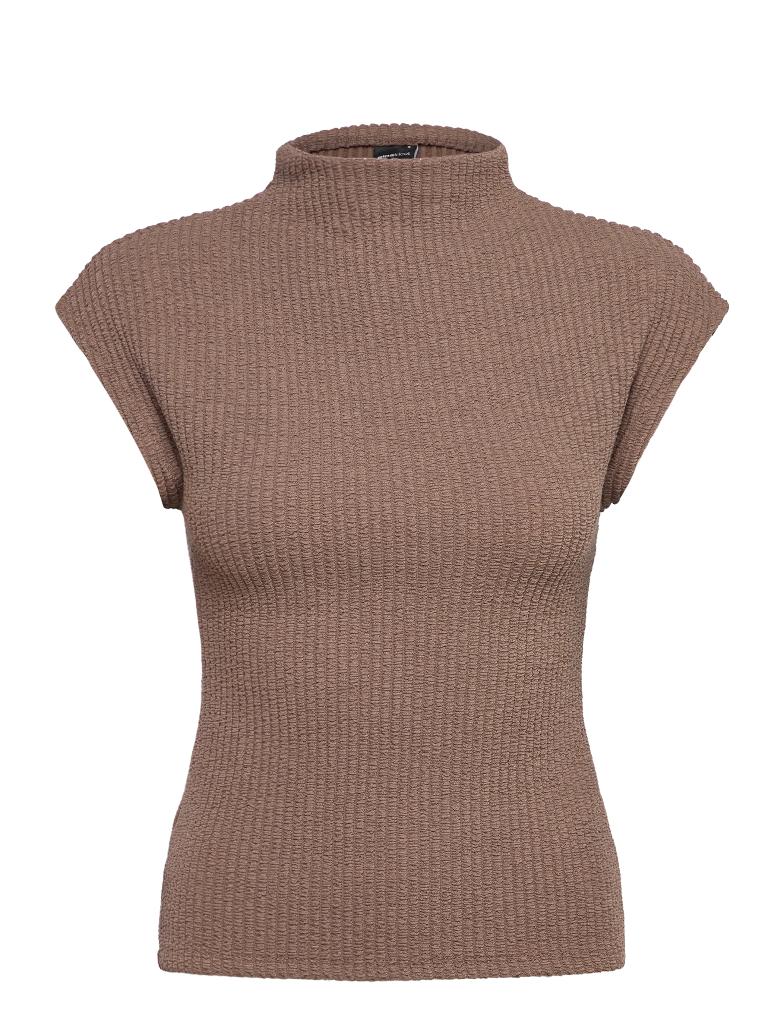 Gina Tricot Funnel neck top - Kolekcje - FALCON (7092) / brown