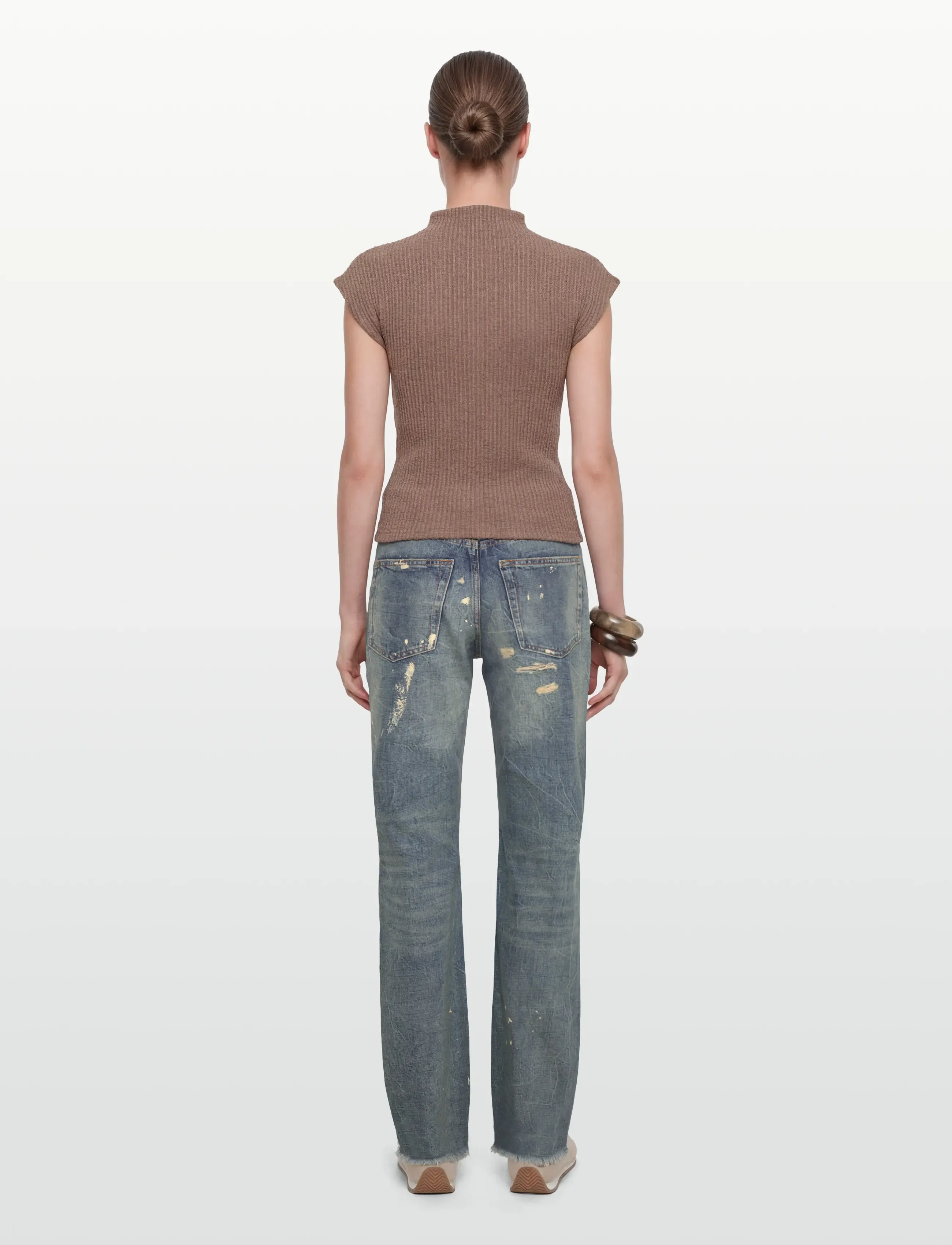 Gina Tricot - Funnel neck top - jumpers - falcon (7092) - 4