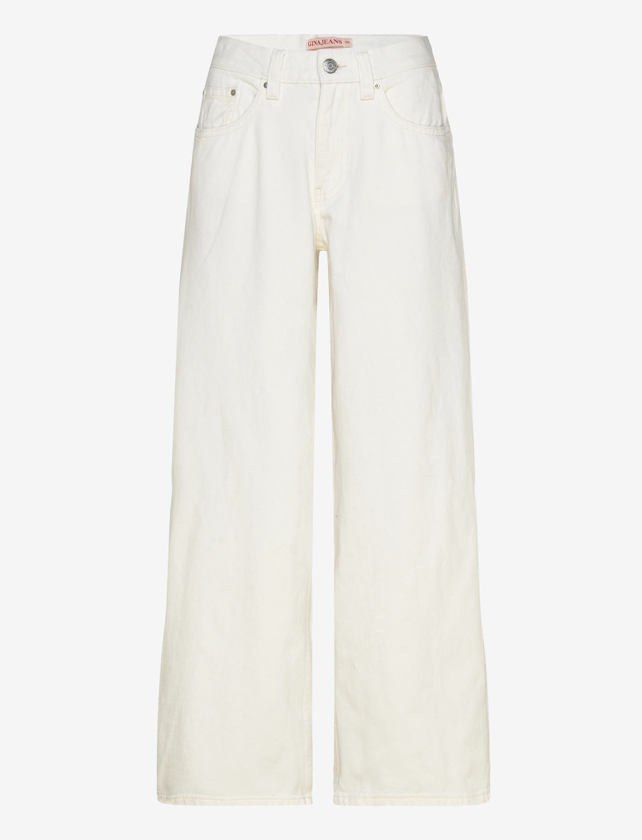 Gina Tricot - Baggy babe jeans - hosen mit weitem bein - offwhite - 1