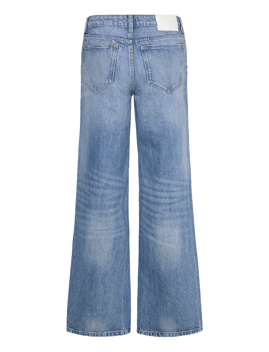 Gina Tricot - Boss bby wide jeans - brede jeans - mid blue - 1