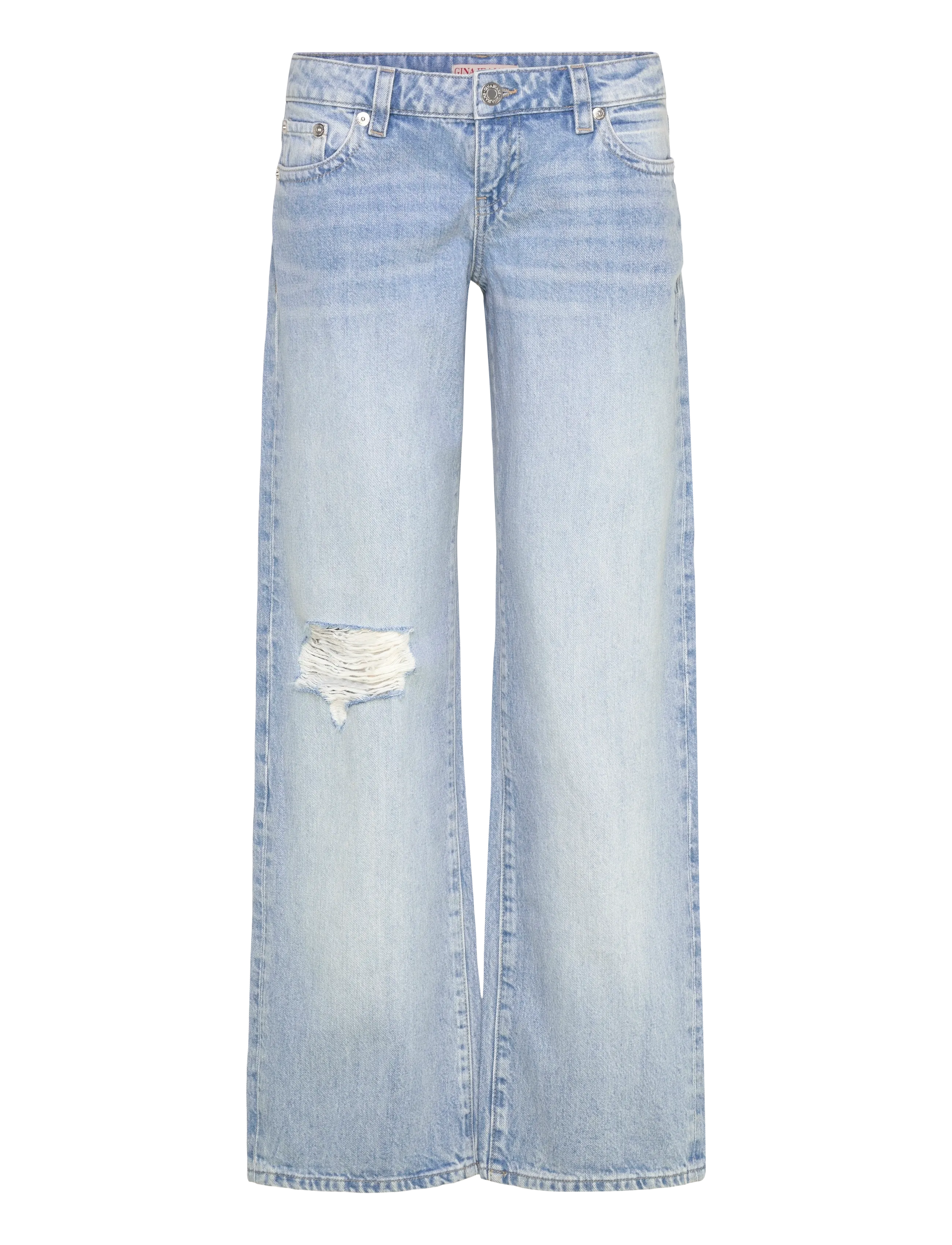 Gina Tricot Rebel low wide jeans - Transitional Layering - LT BLUE / blue