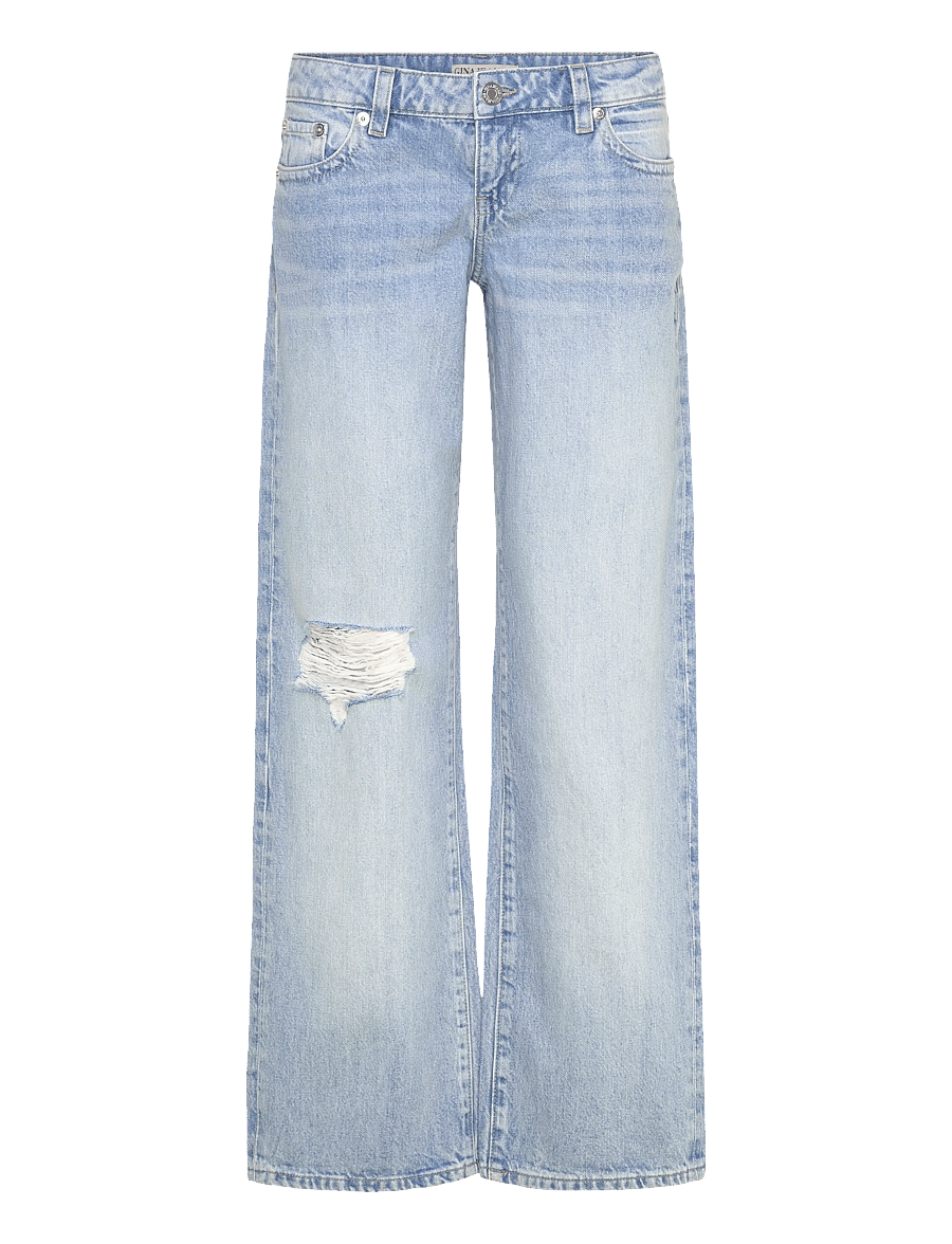 Gina Tricot - Rebel low wide jeans - wide leg jeans - lt blue - 0