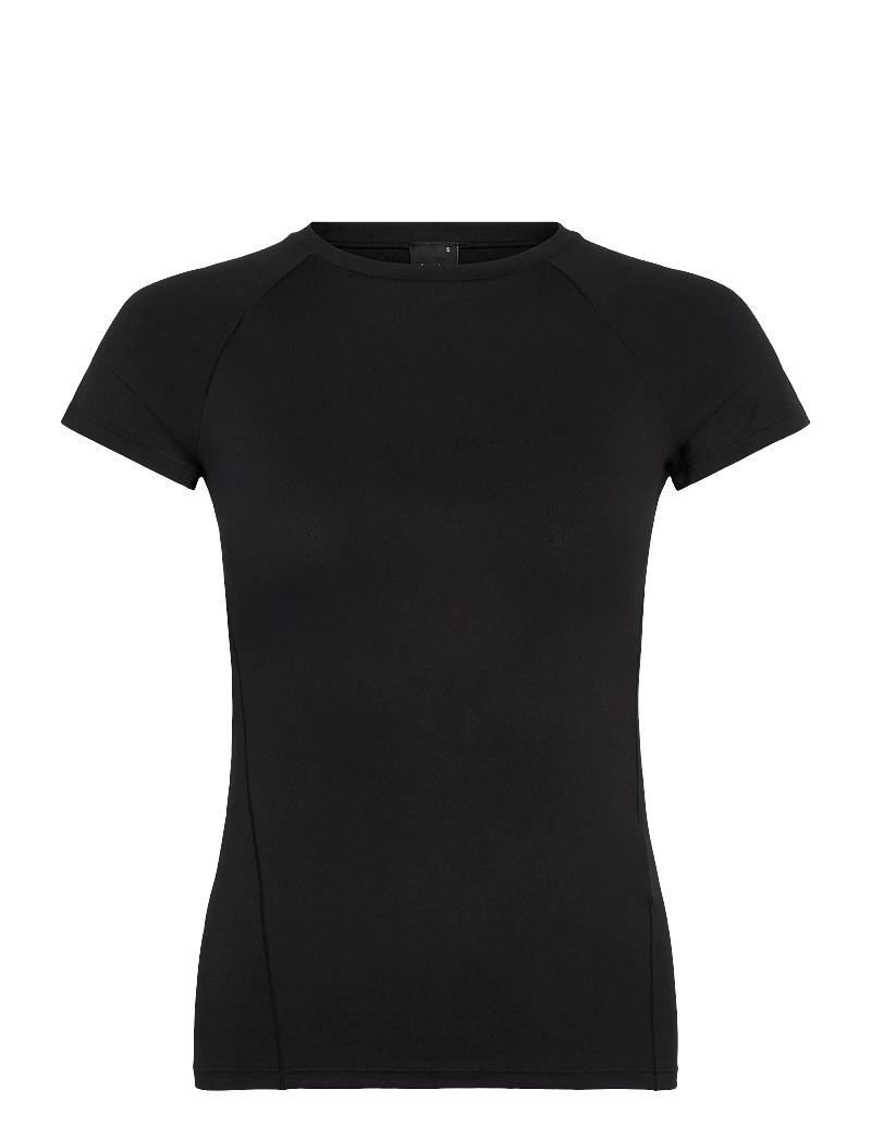 Gina Tricot - Soft yoga tee - alussärgid ja t-särgid - black (9000) - 0