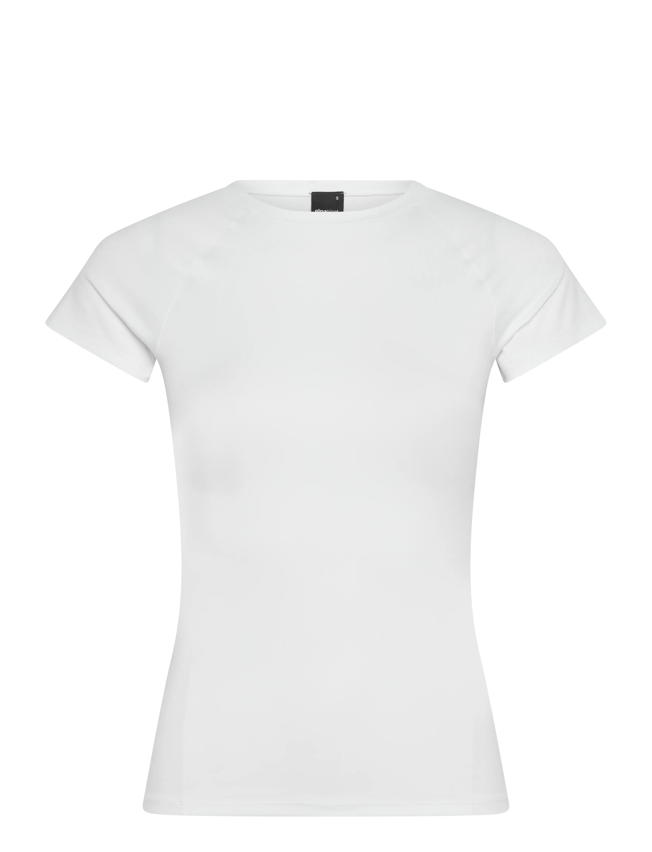 Gina Tricot Soft yoga tee - Nyheter - OFFWHITE / white