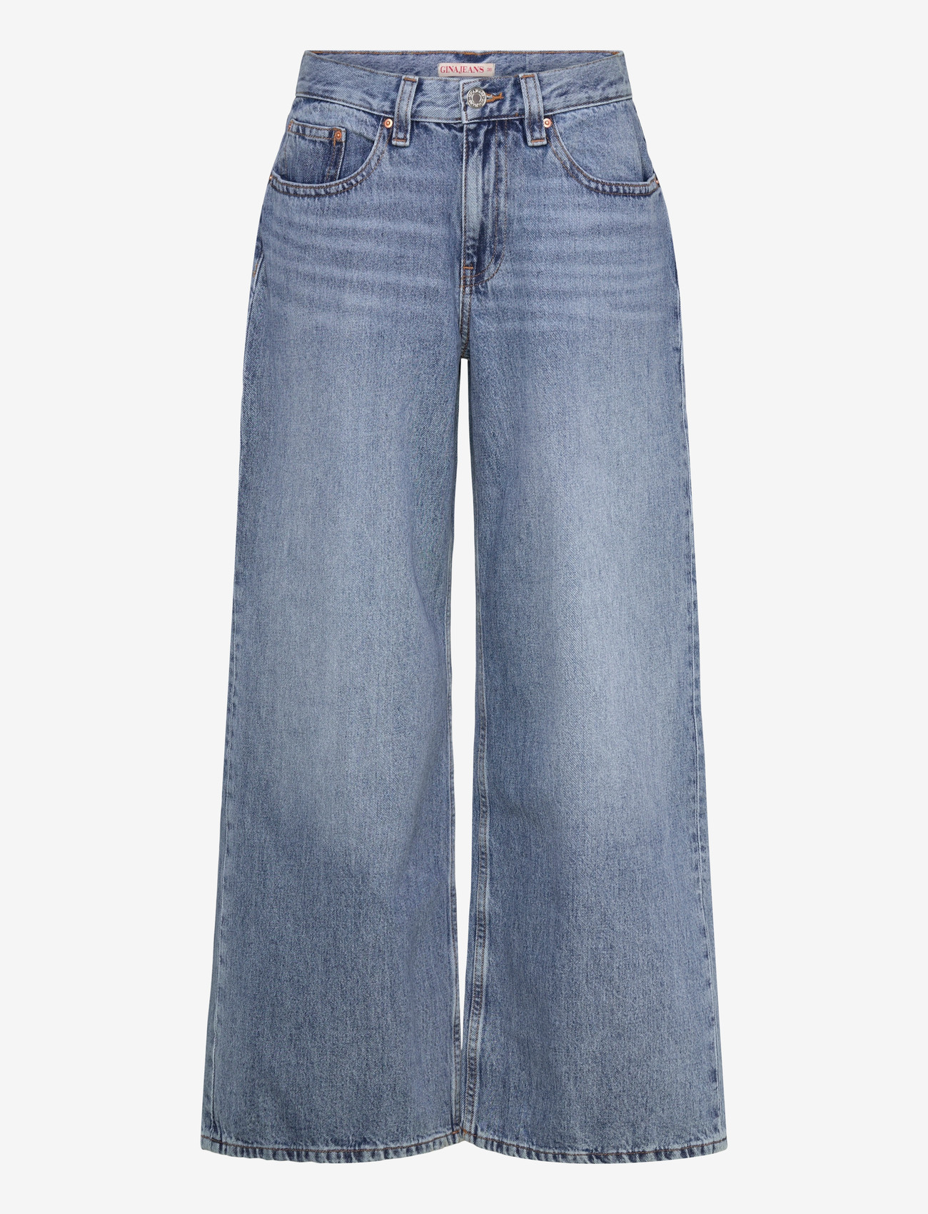 Gina Tricot - Baggy babe jeans - brede jeans - mid blue - 0