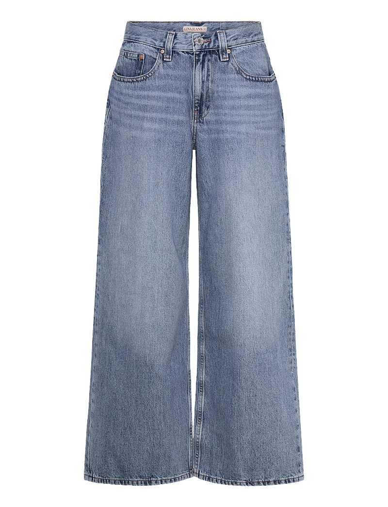 Gina Tricot - Baggy babe jeans - brede jeans - mid blue - 0