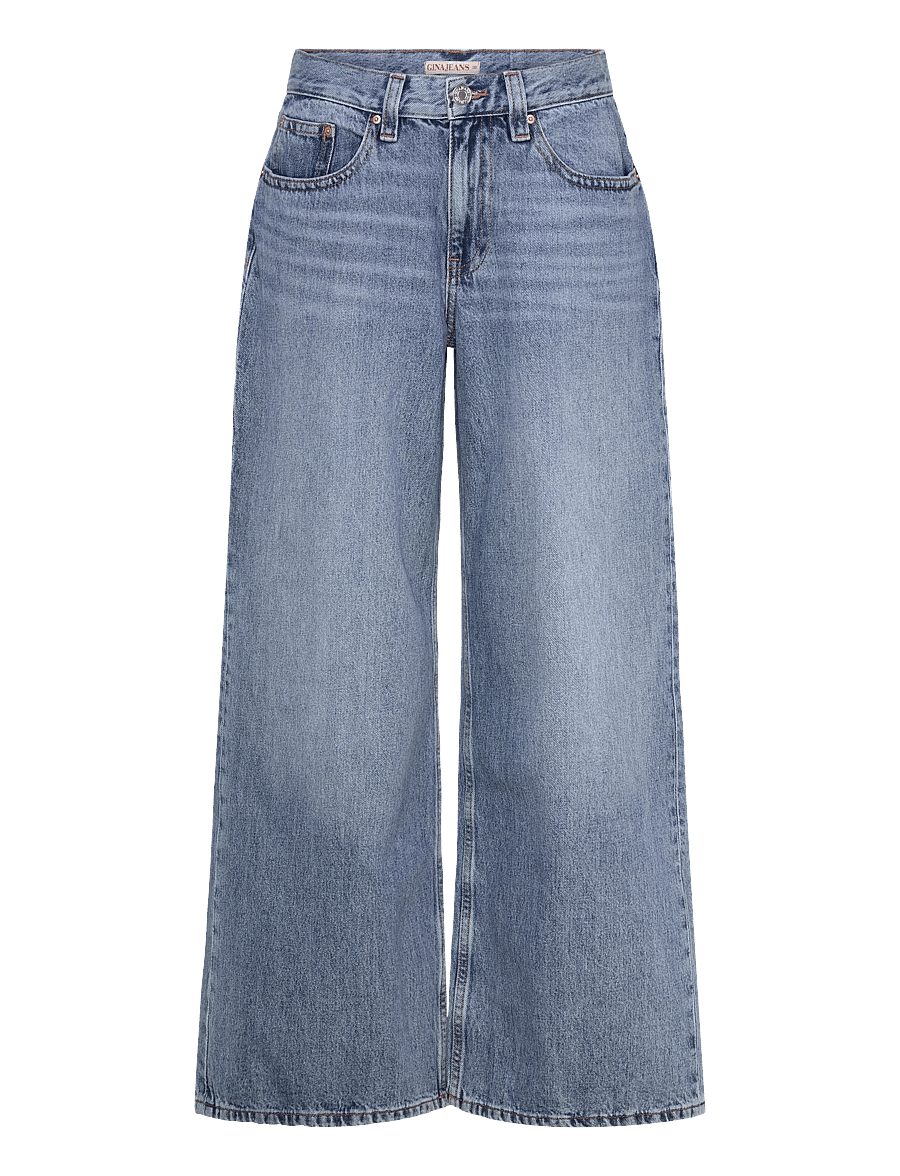 Gina Tricot - Baggy babe jeans - brede jeans - mid blue - 0