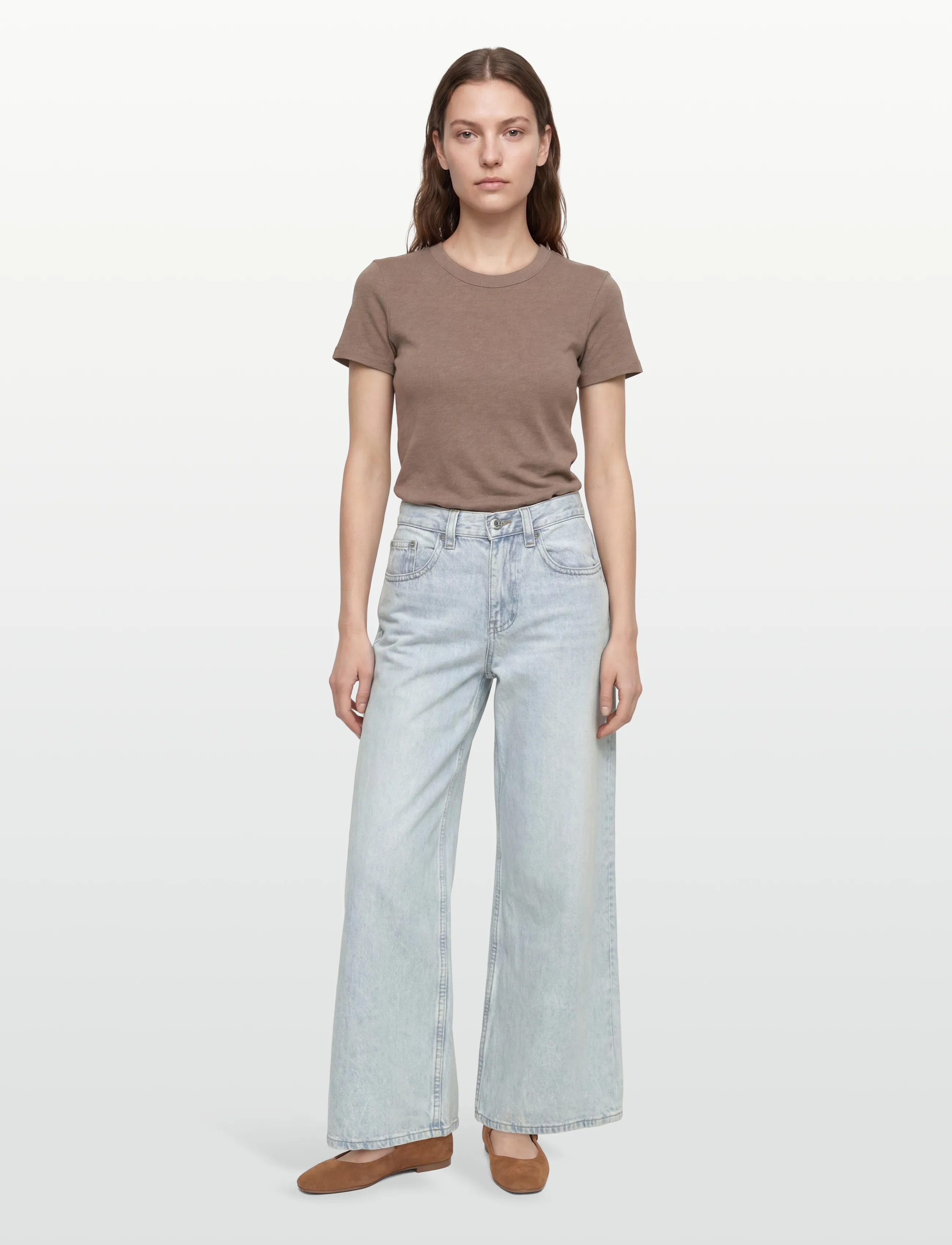 Gina Tricot Baggy Babe Jeans, 38, Blau - Wide, Frauen