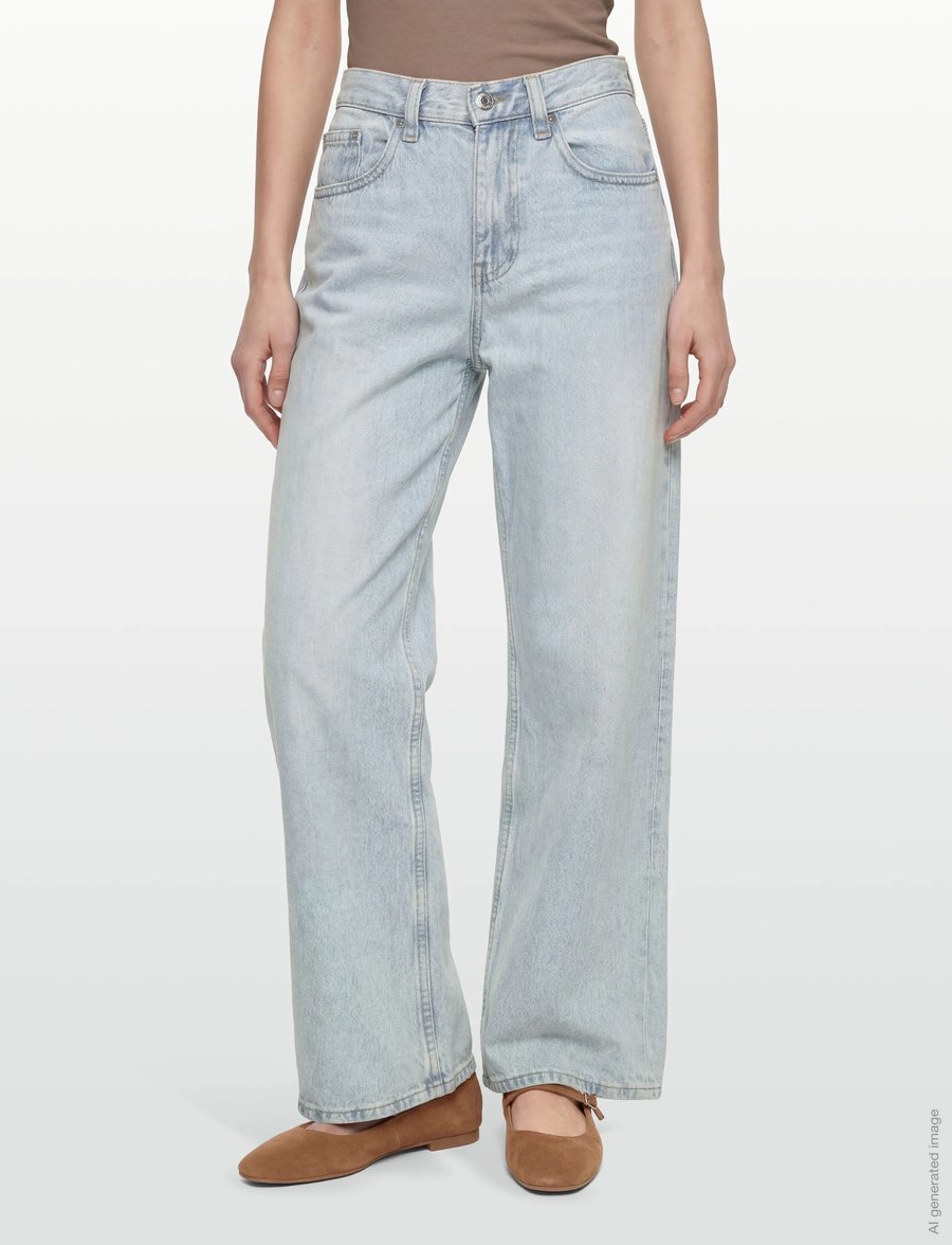 Gina Tricot - Baggy babe jeans - brede jeans - super lt blue (5508) - 3