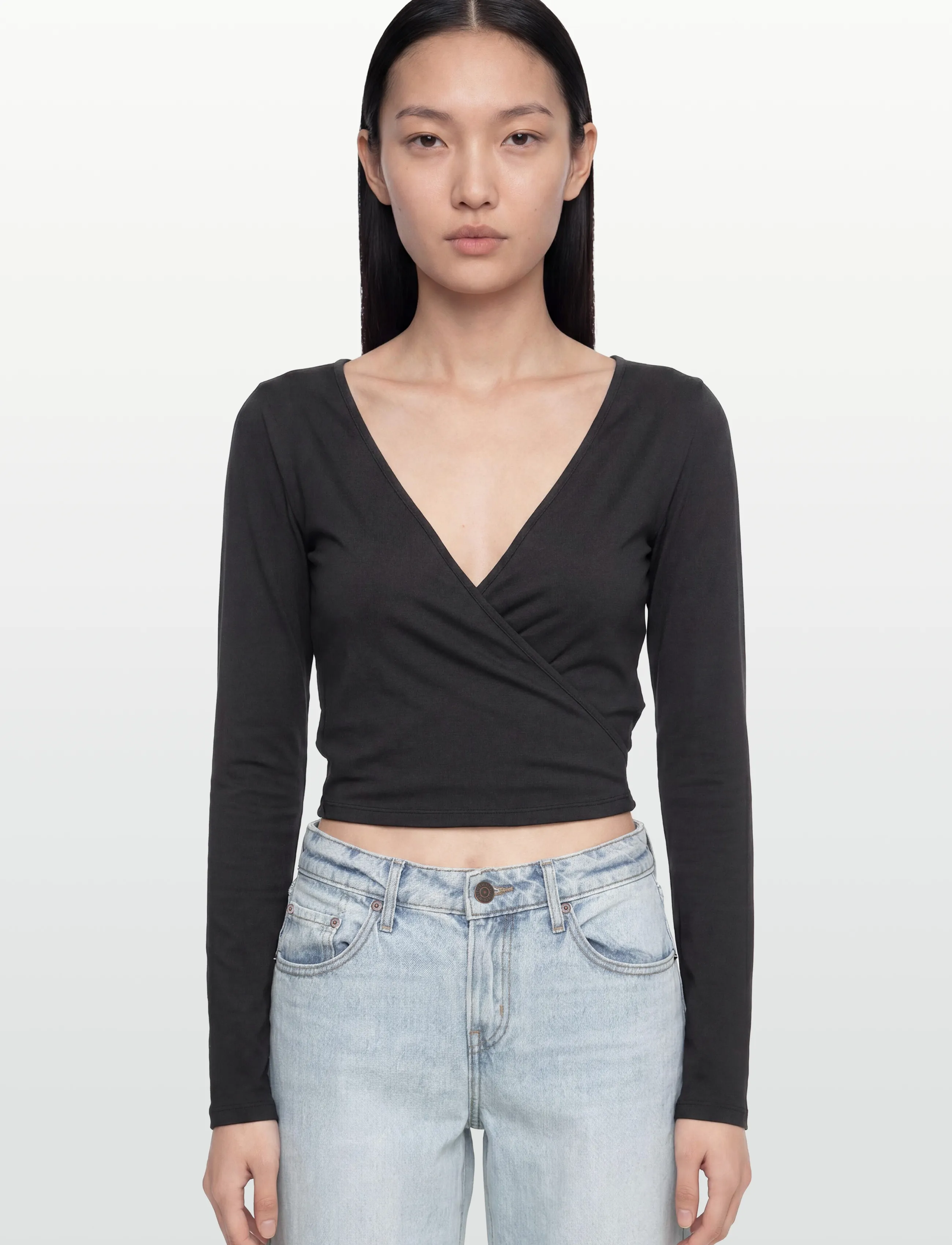 Gina Tricot Soft Wrap Yoga Cardigan dam – bild 2