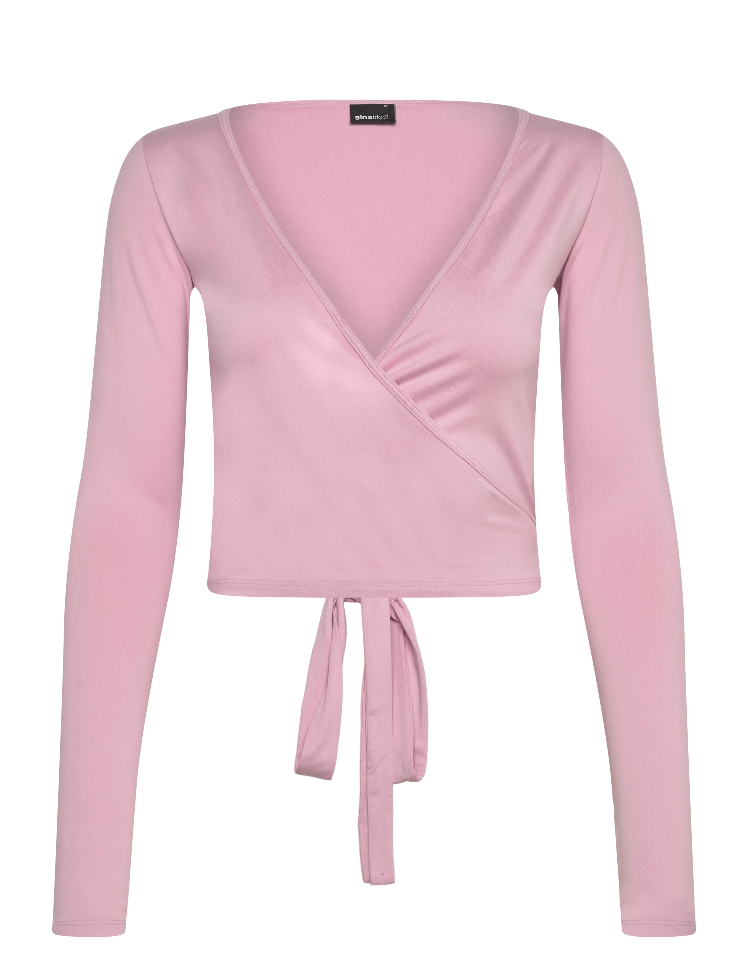 Gina Tricot Soft wrap yoga cardigan - Nyheter - DUSTY PINK / pink/rose