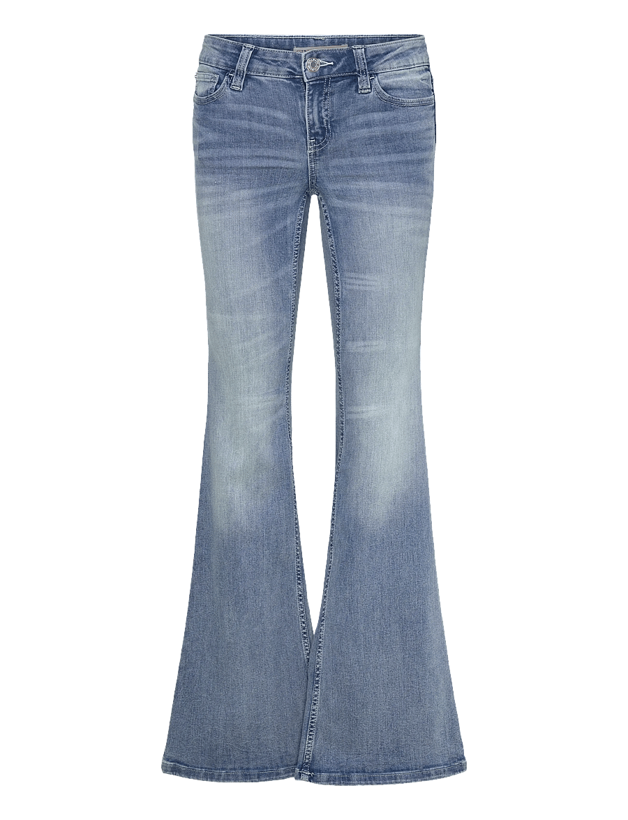 Gina Tricot - Glow low flare jeans - jeans évasés - lt blue - 0