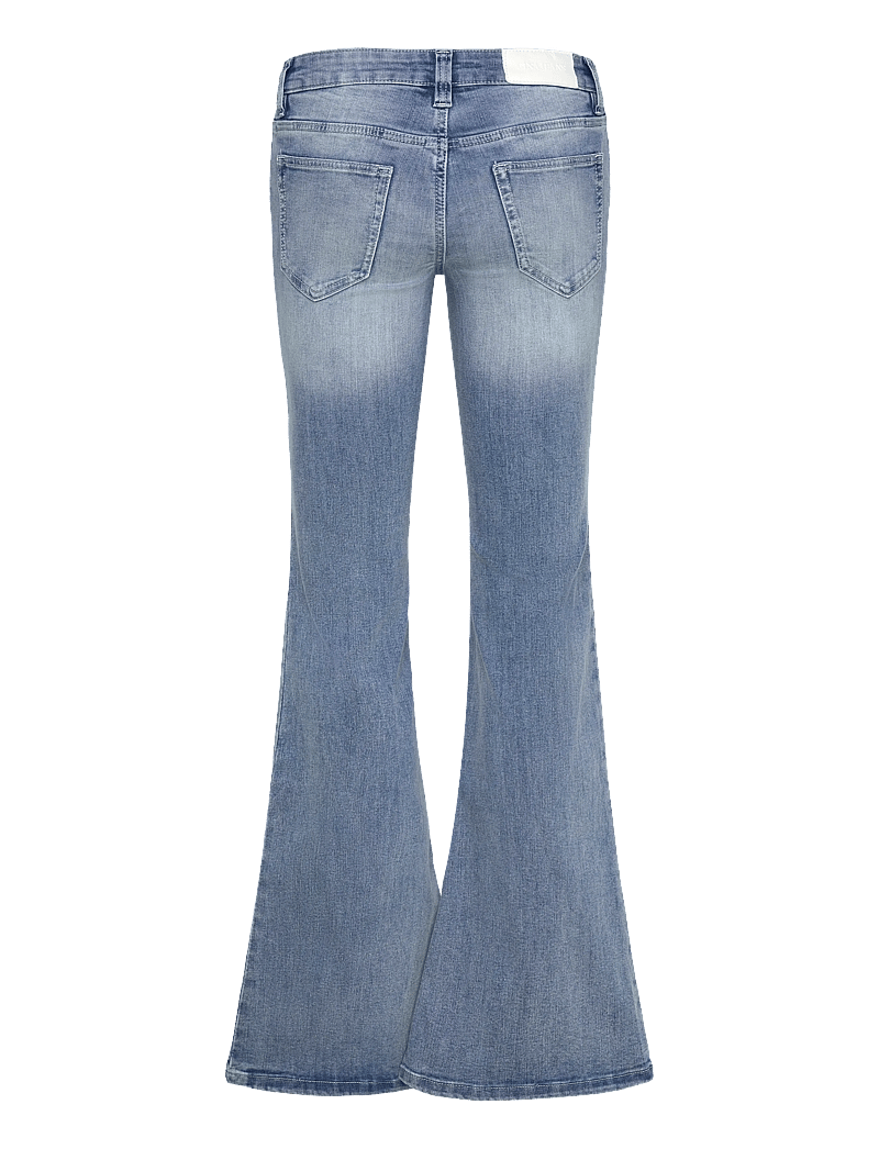 Gina Tricot - Glow low flare jeans - flared jeans - lt blue - 1