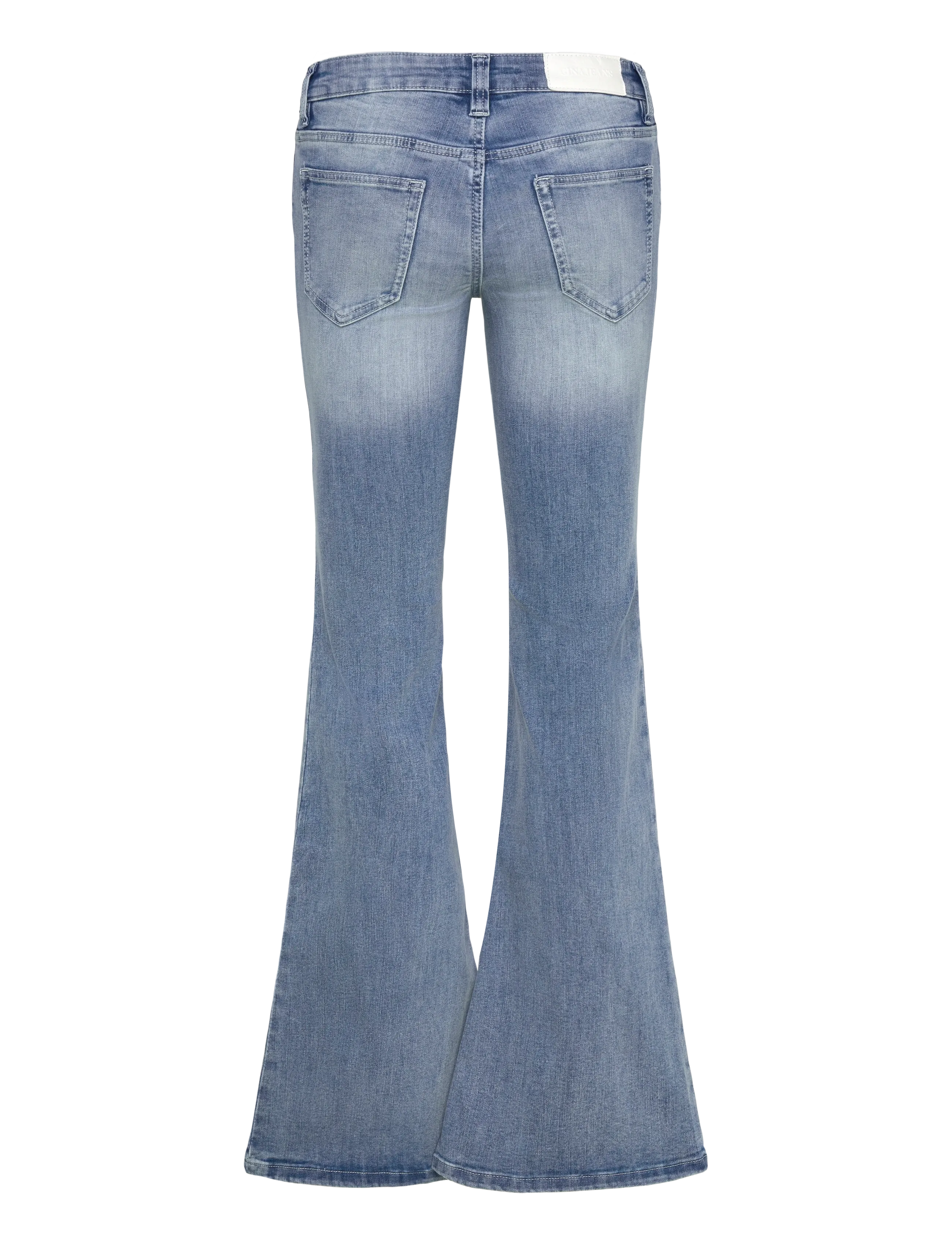 Gina Tricot - Glow low flare jeans - jeans évasés - lt blue - 1