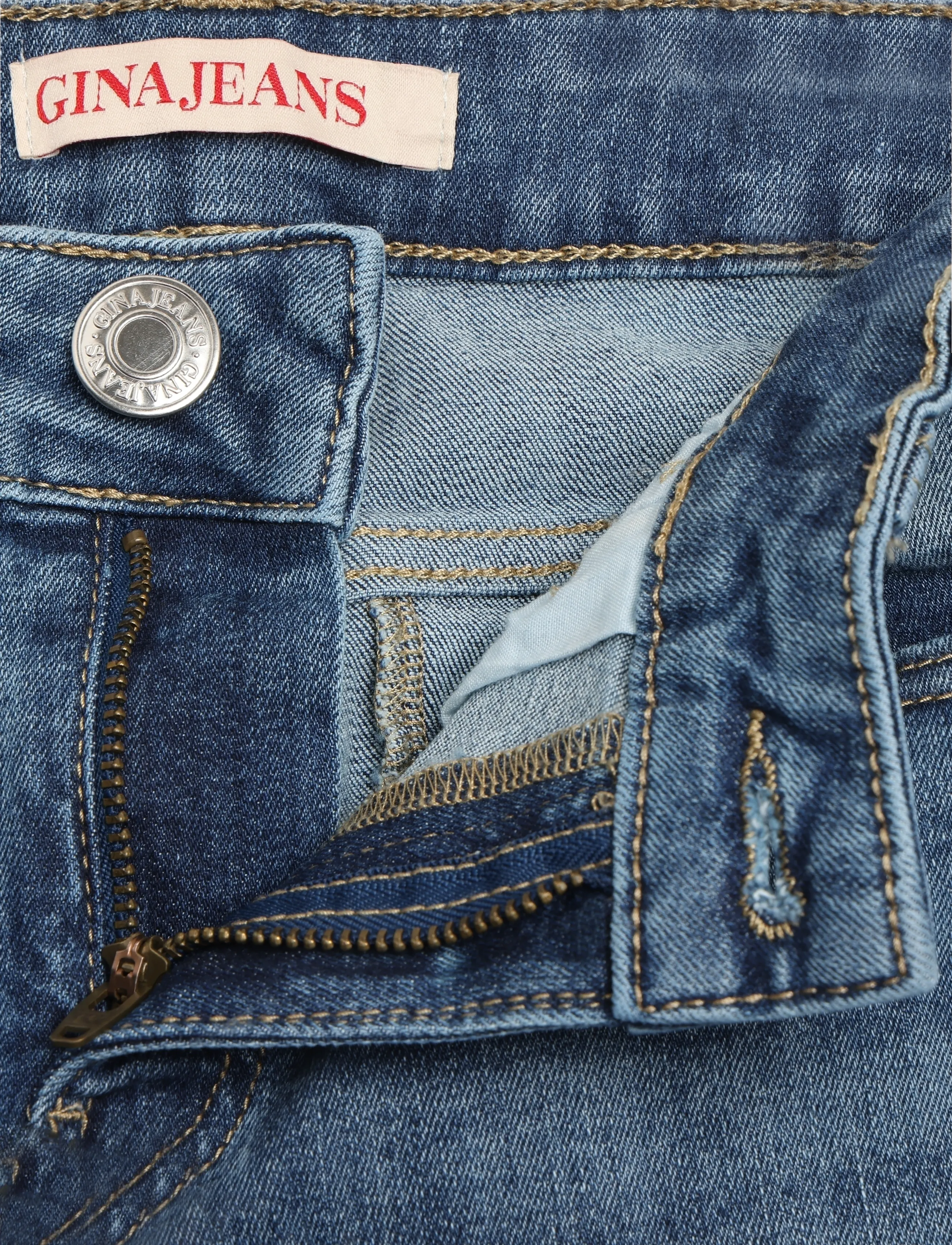 Gina Tricot - Glow low flare jeans - flared jeans - mid blue - 3