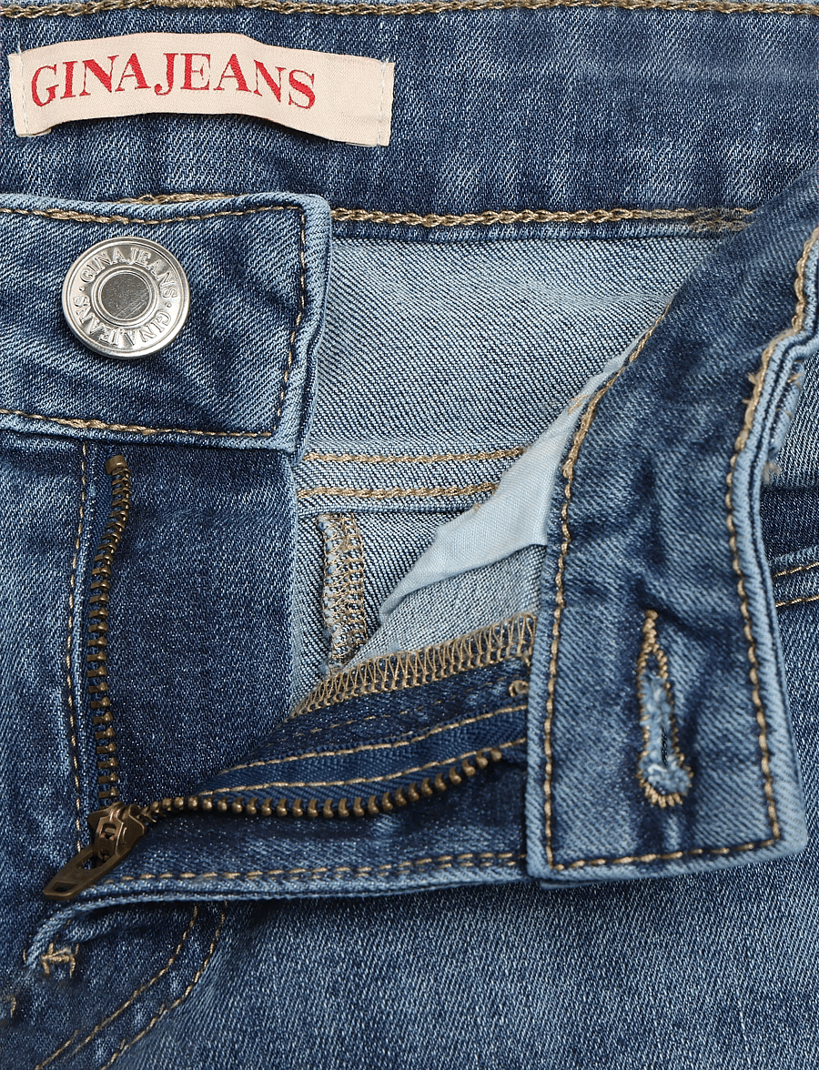 Gina Tricot - Glow low flare jeans - flared jeans - mid blue - 3