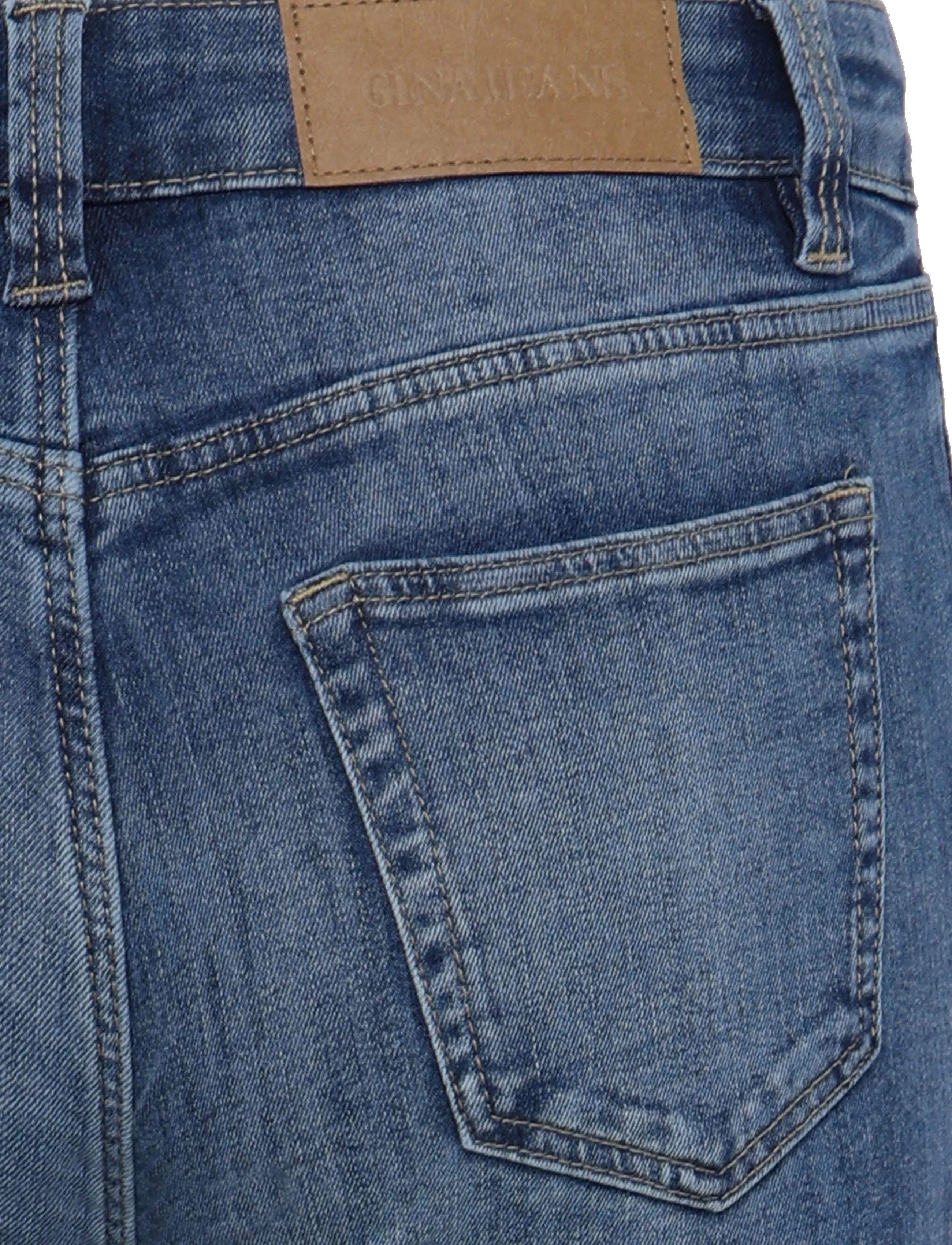 Gina Tricot - Glow low flare jeans - flared jeans - mid blue - 4