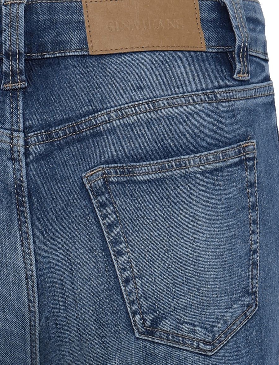 Gina Tricot - Glow low flare jeans - flared jeans - mid blue - 4