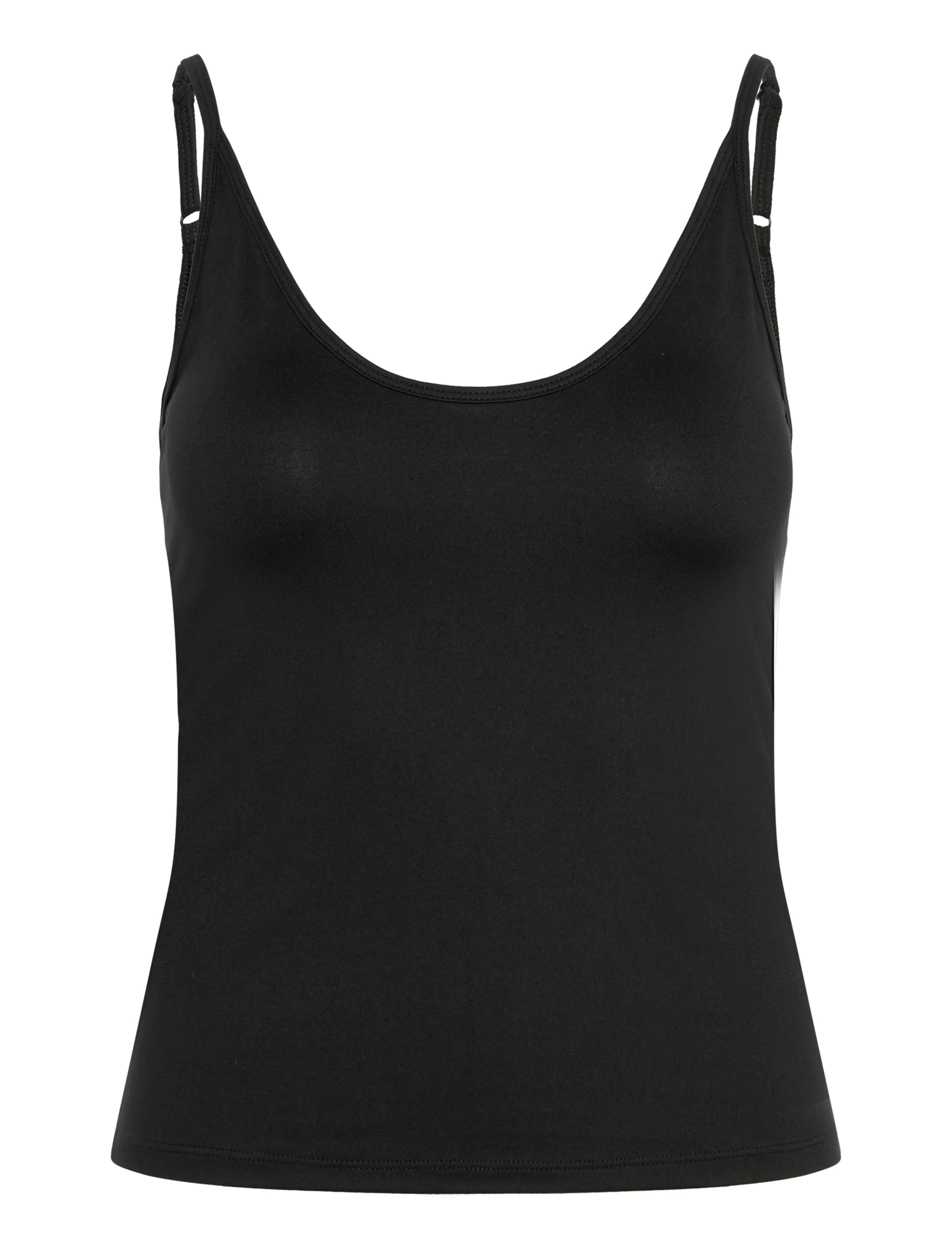 Gina Tricot Soft strap yoga singlet - Nyheter - BLACK (9000) / black