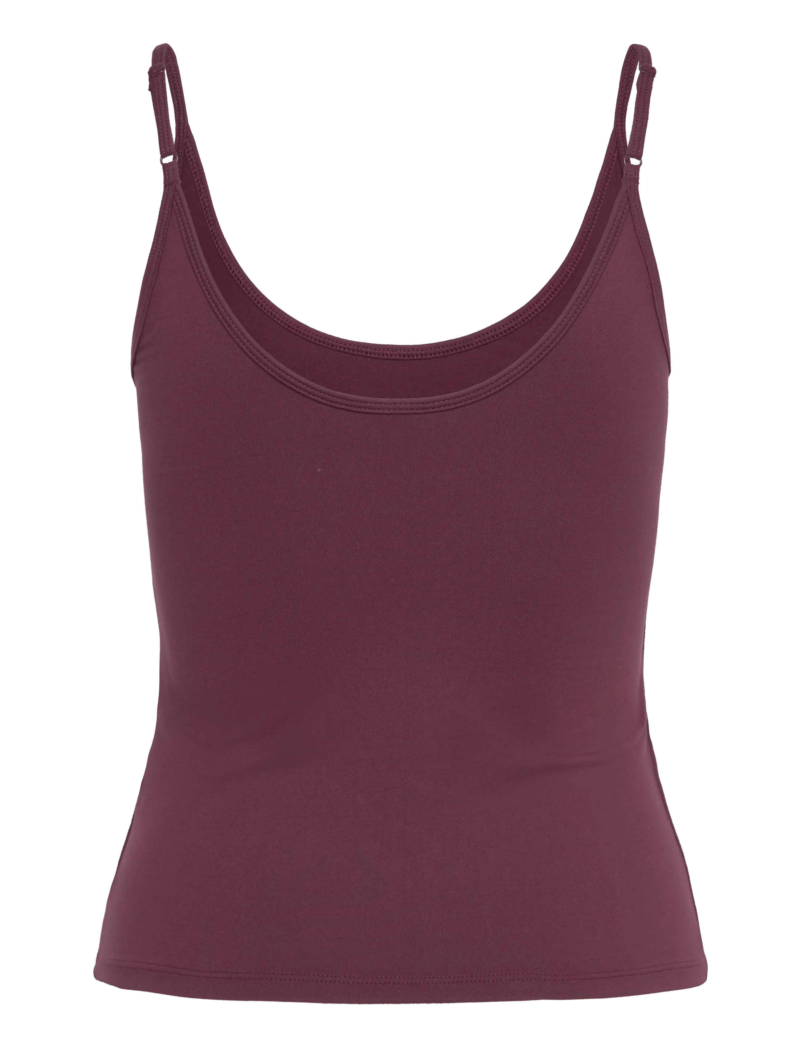 Gina Tricot - Soft strap yoga singlet - tank tops - wine - 1