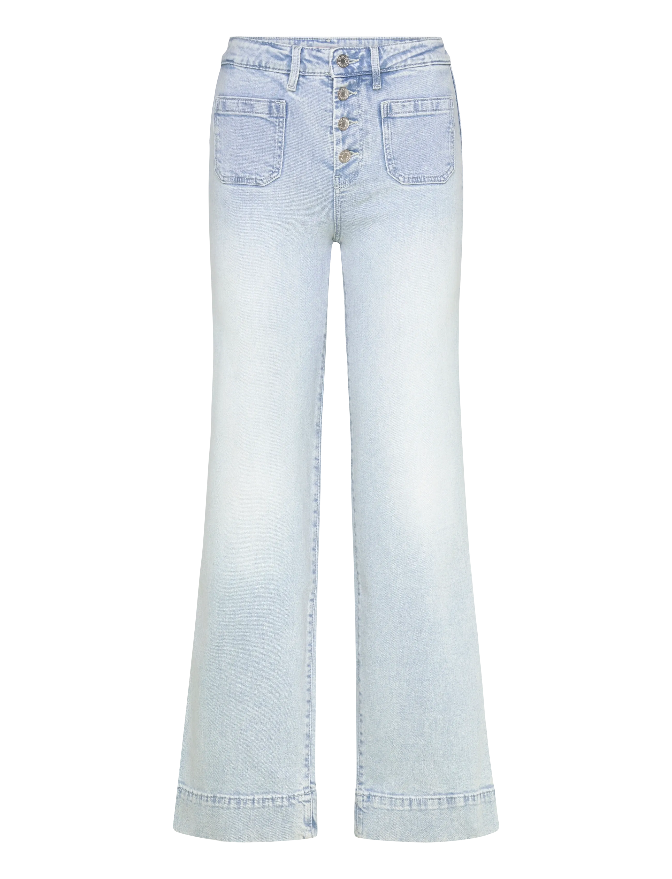 Gina Tricot Waist Hug Flare Jeans, 40, Blau - Flares, Frauen
