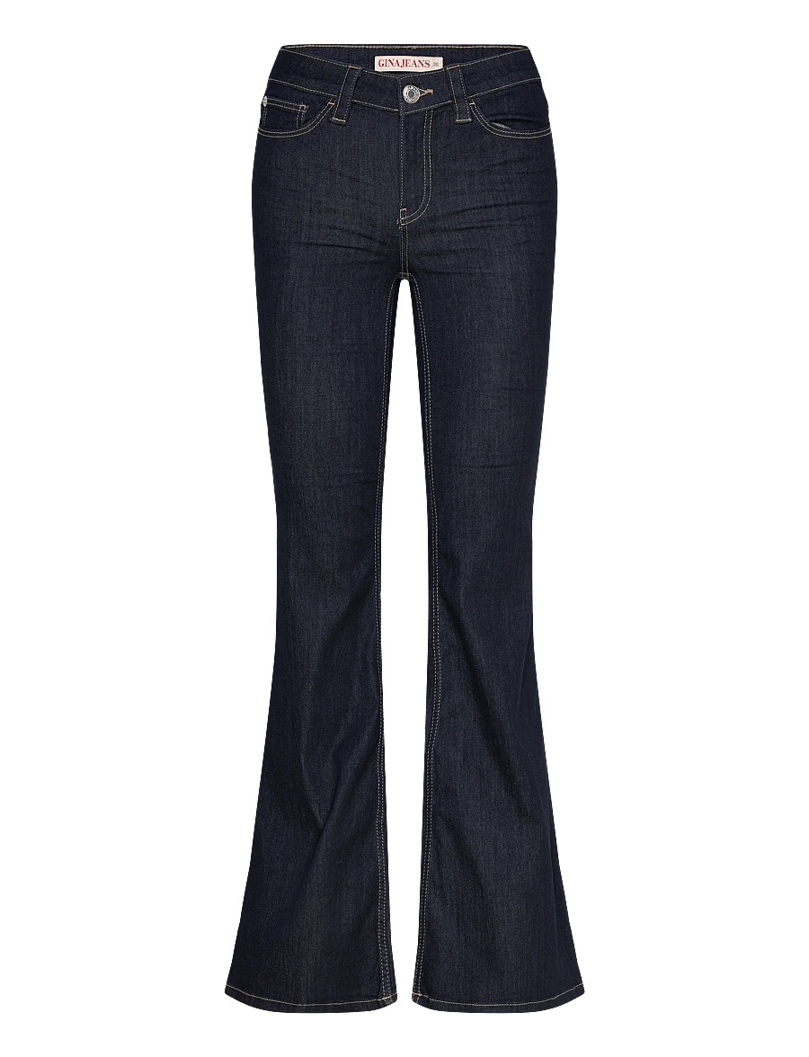Gina Tricot - Ultra flare jeans - alt laiad teksad - rinse - 1
